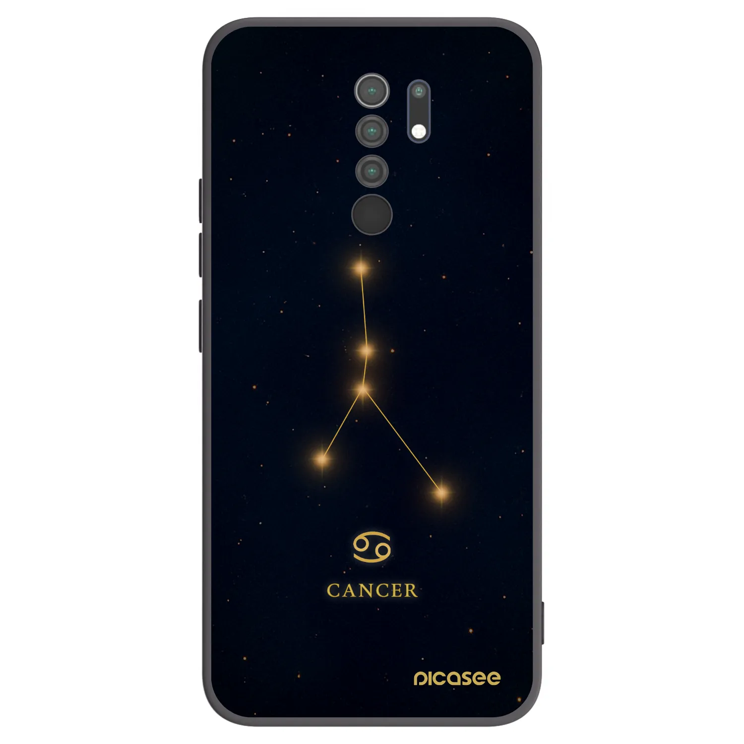 Picasee silikónový čierny obal pre Xiaomi Redmi 9 - CANCER