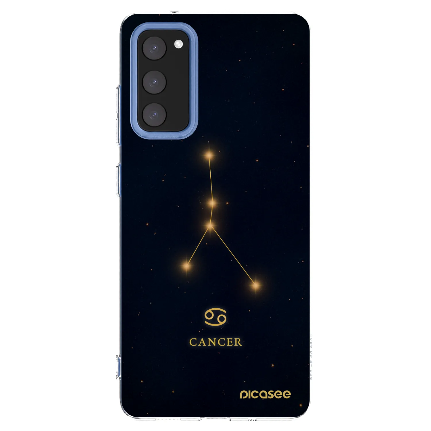 Picasee silikónový prehľadný obal pre Samsung Galaxy S20 FE - CANCER