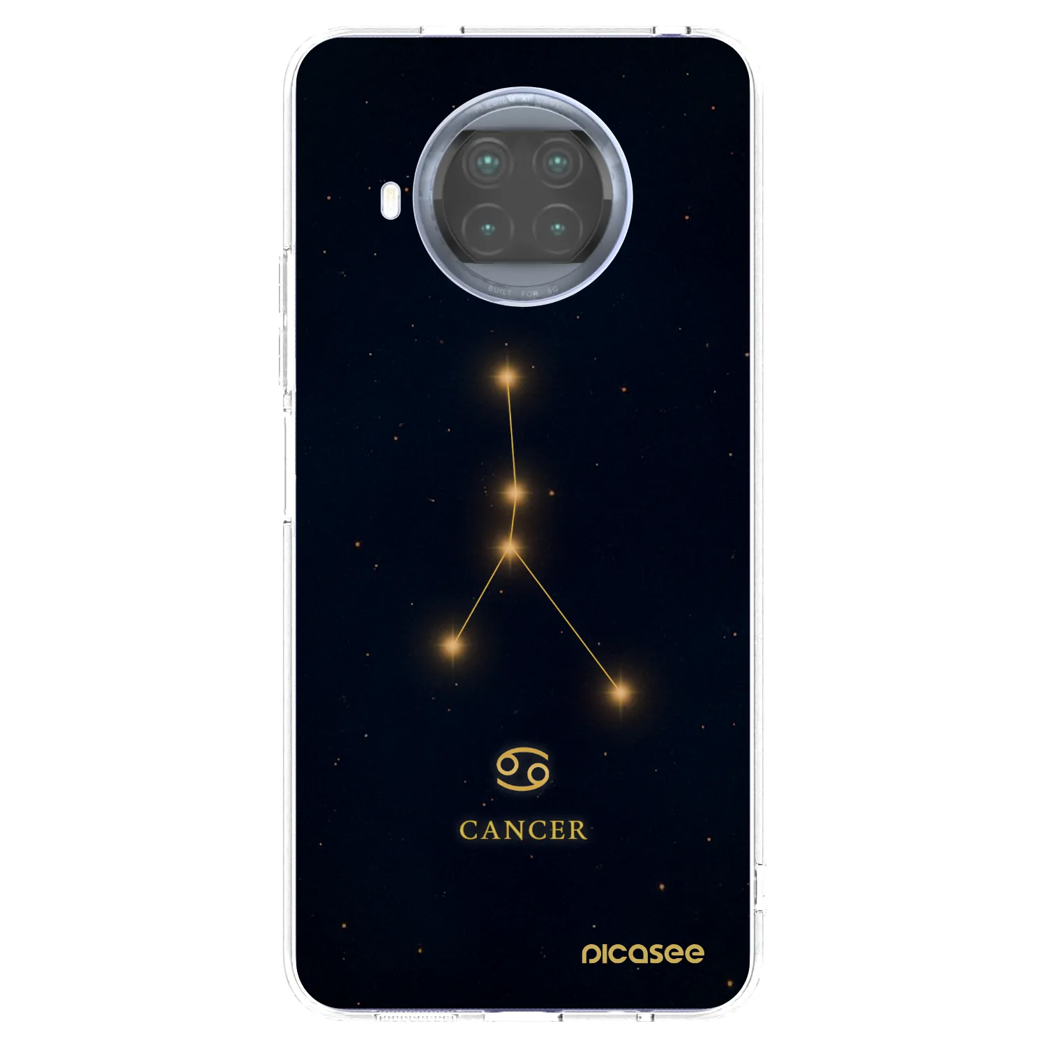 Picasee silikónový prehľadný obal pre Xiaomi Mi 10T Lite - CANCER