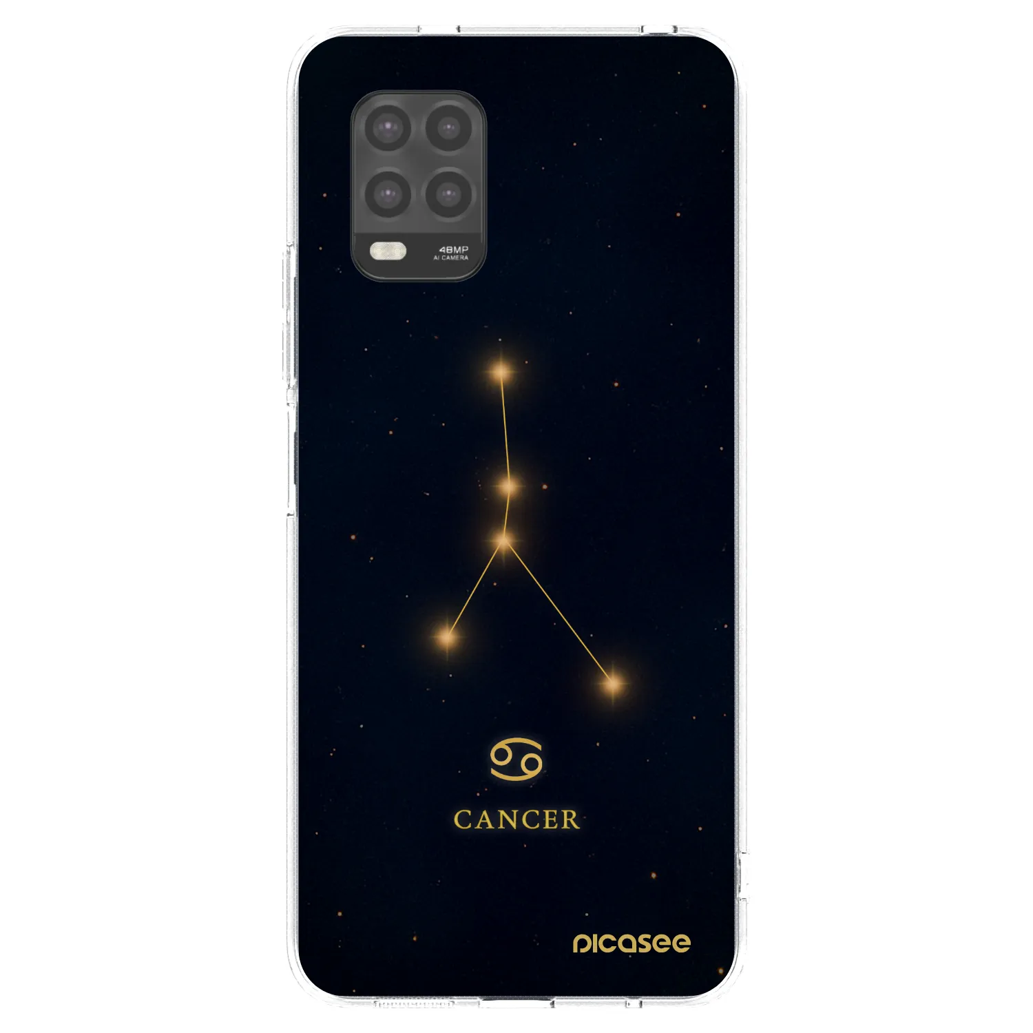 Silikónový prehľadný obal pre Xiaomi Mi 10 Lite - CANCER