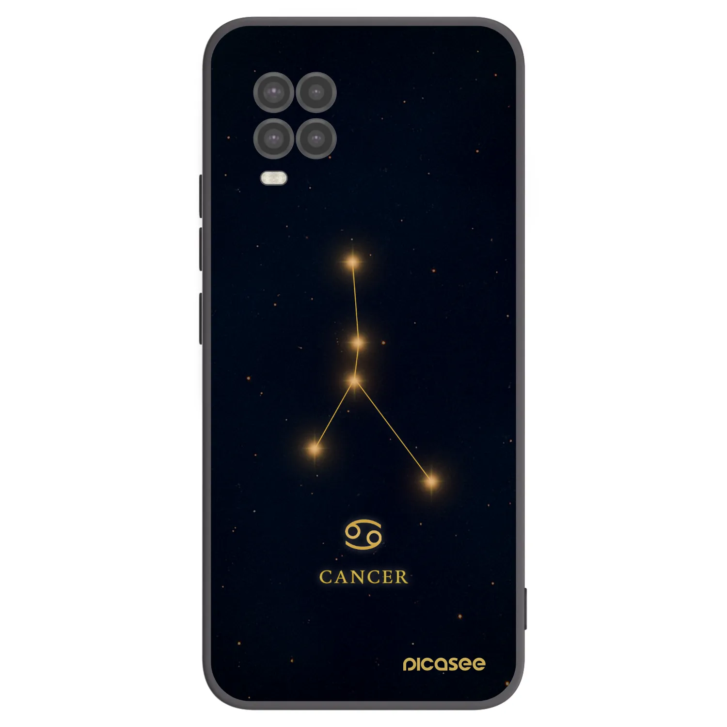 Picasee silikónový čierny obal pre Xiaomi Mi 10 Lite - CANCER
