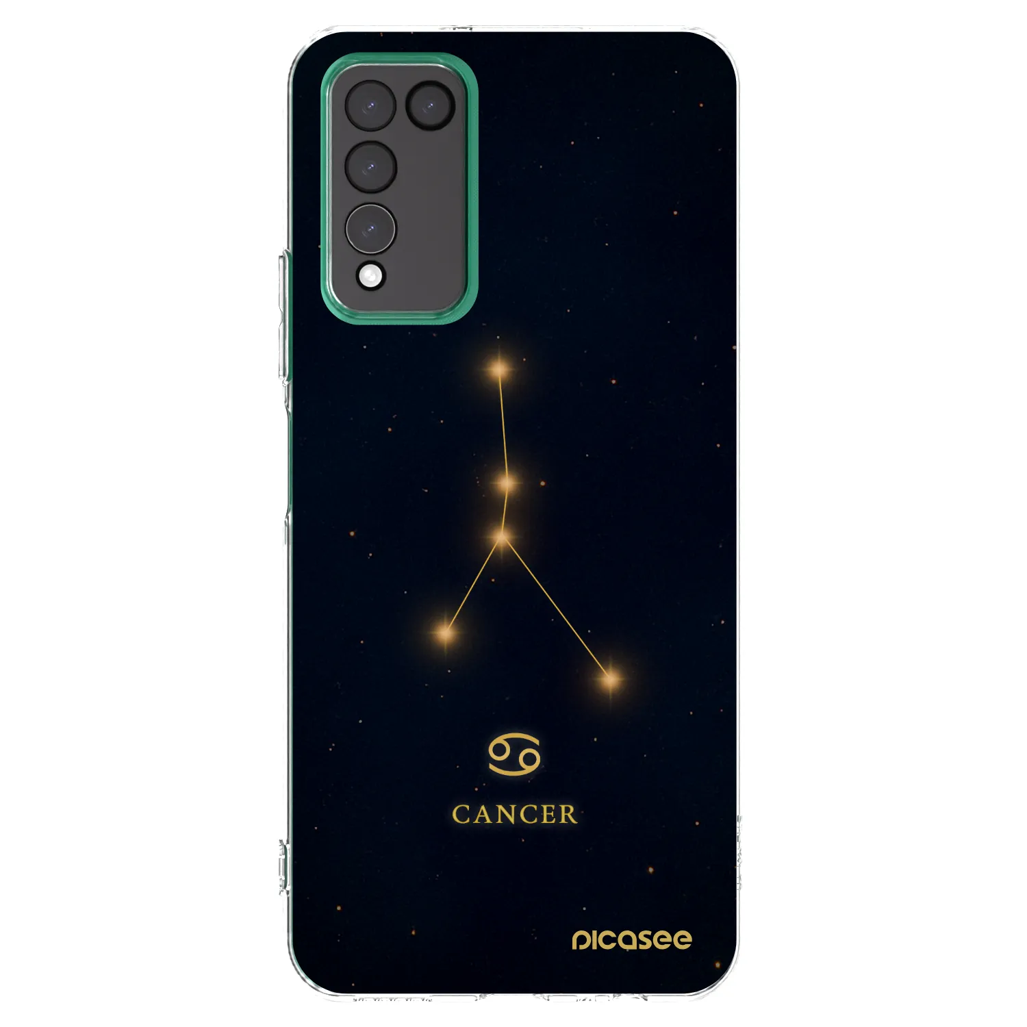 Picasee silikónový prehľadný obal pre Honor 10X Lite - CANCER