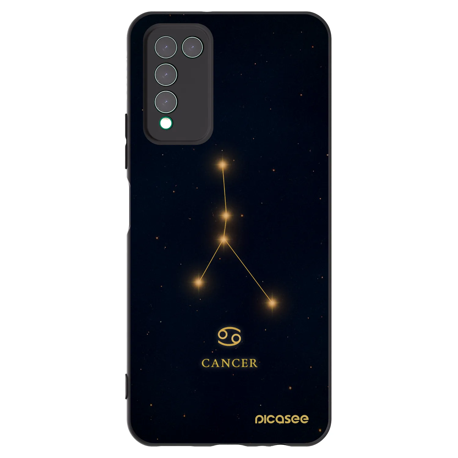 Picasee silikónový čierny obal pre Honor 10X Lite - CANCER