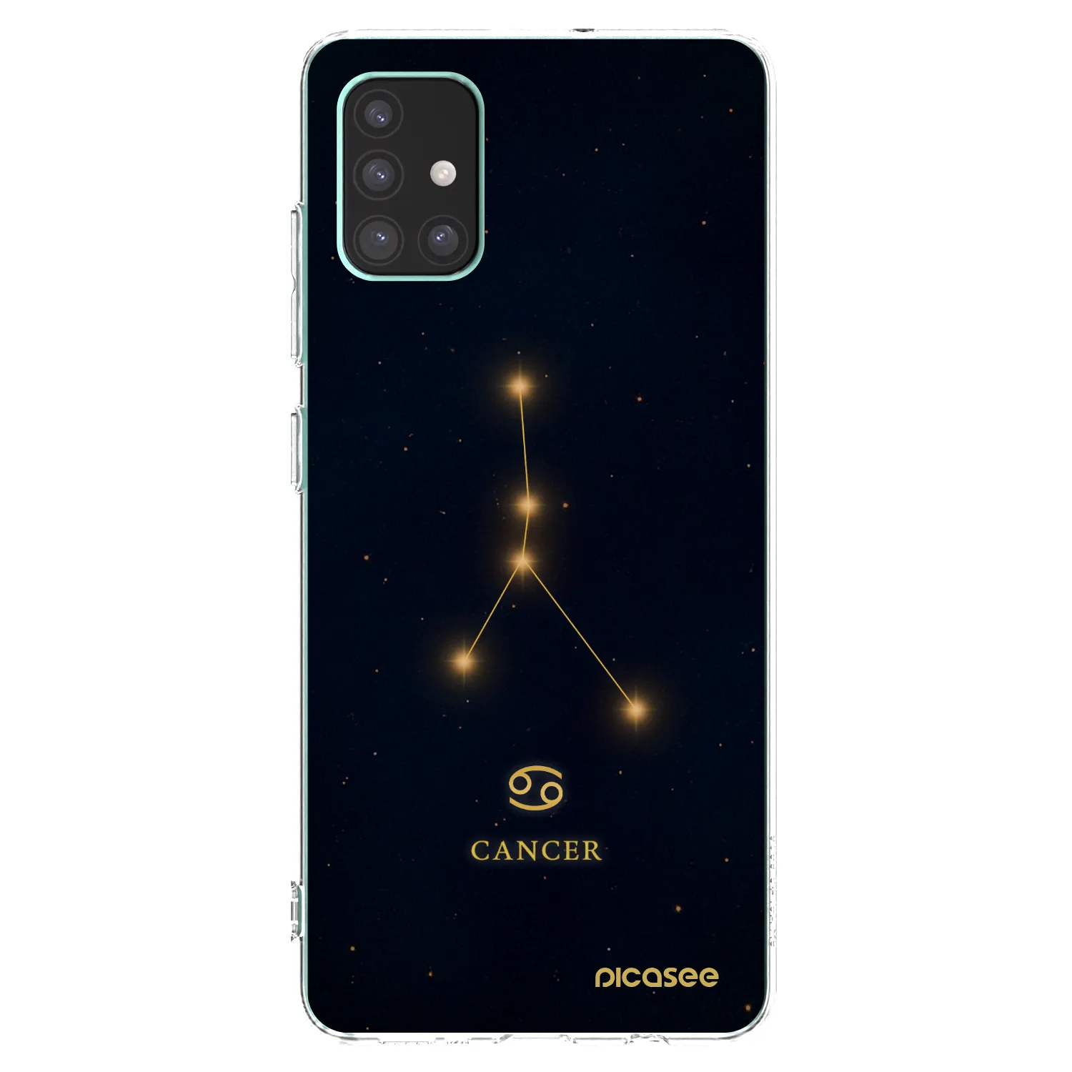 Picasee silikónový prehľadný obal pre Samsung Galaxy M51 M515F - CANCER