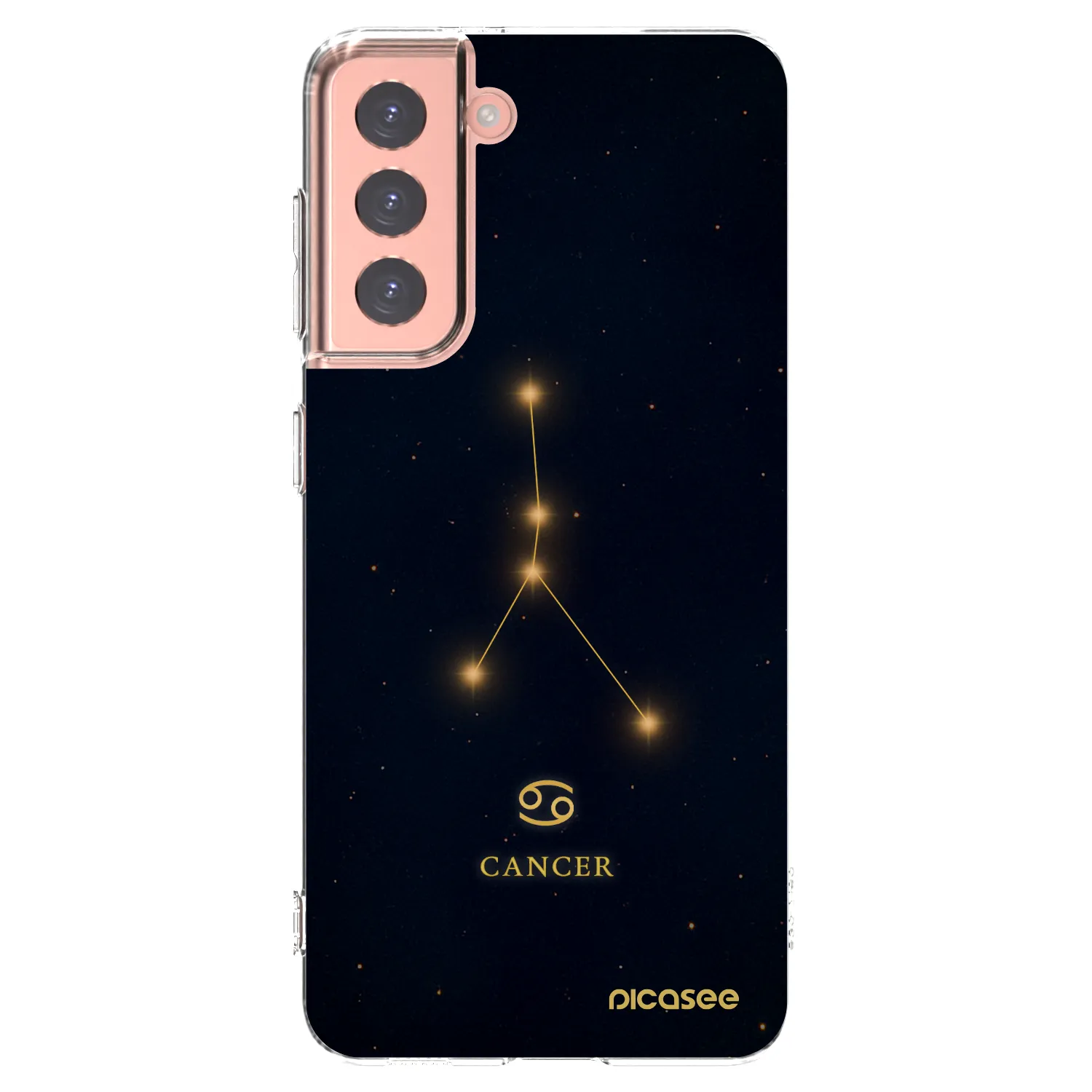 Silikónový prehľadný obal pre Samsung Galaxy S21 5G G991B - CANCER