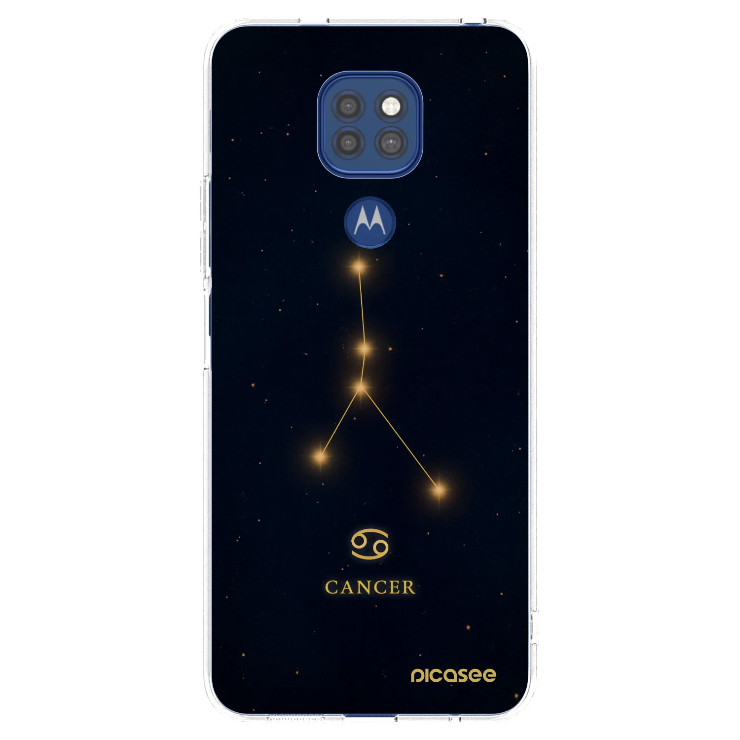 Silikónový prehľadný obal pre Motorola Moto G9 Play - CANCER