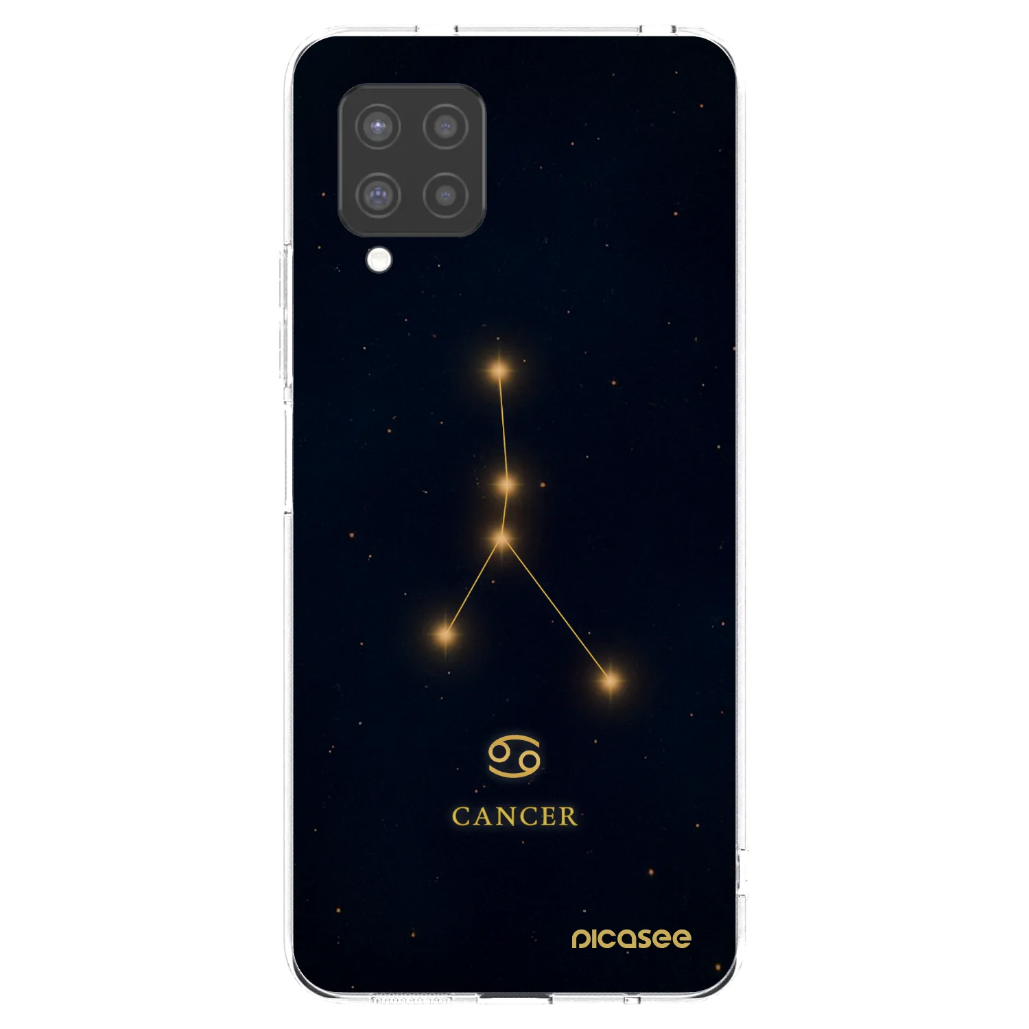 Picasee silikónový prehľadný obal pre Samsung Galaxy A42 A426B - CANCER