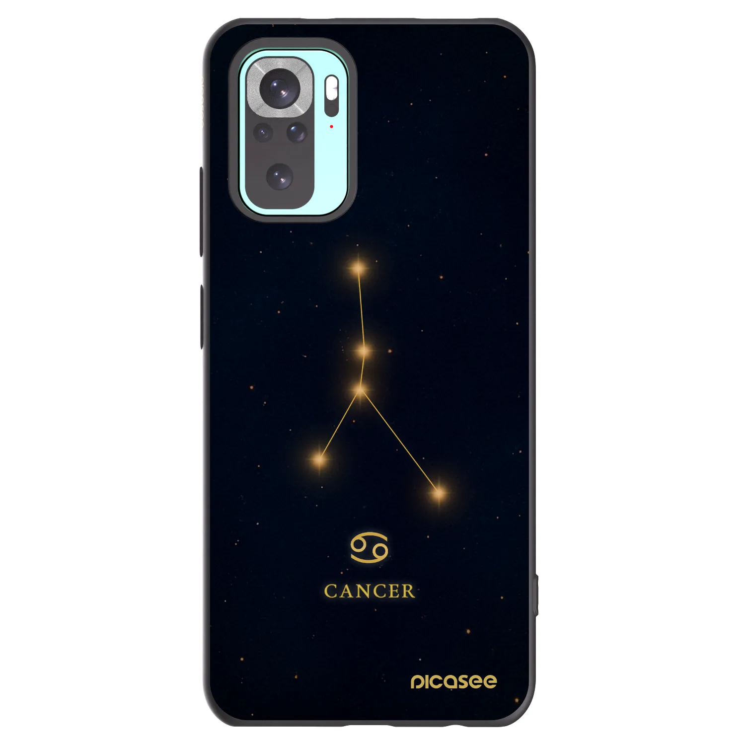 Picasee silikónový čierny obal pre Xiaomi Redmi Note 10 Pro - CANCER