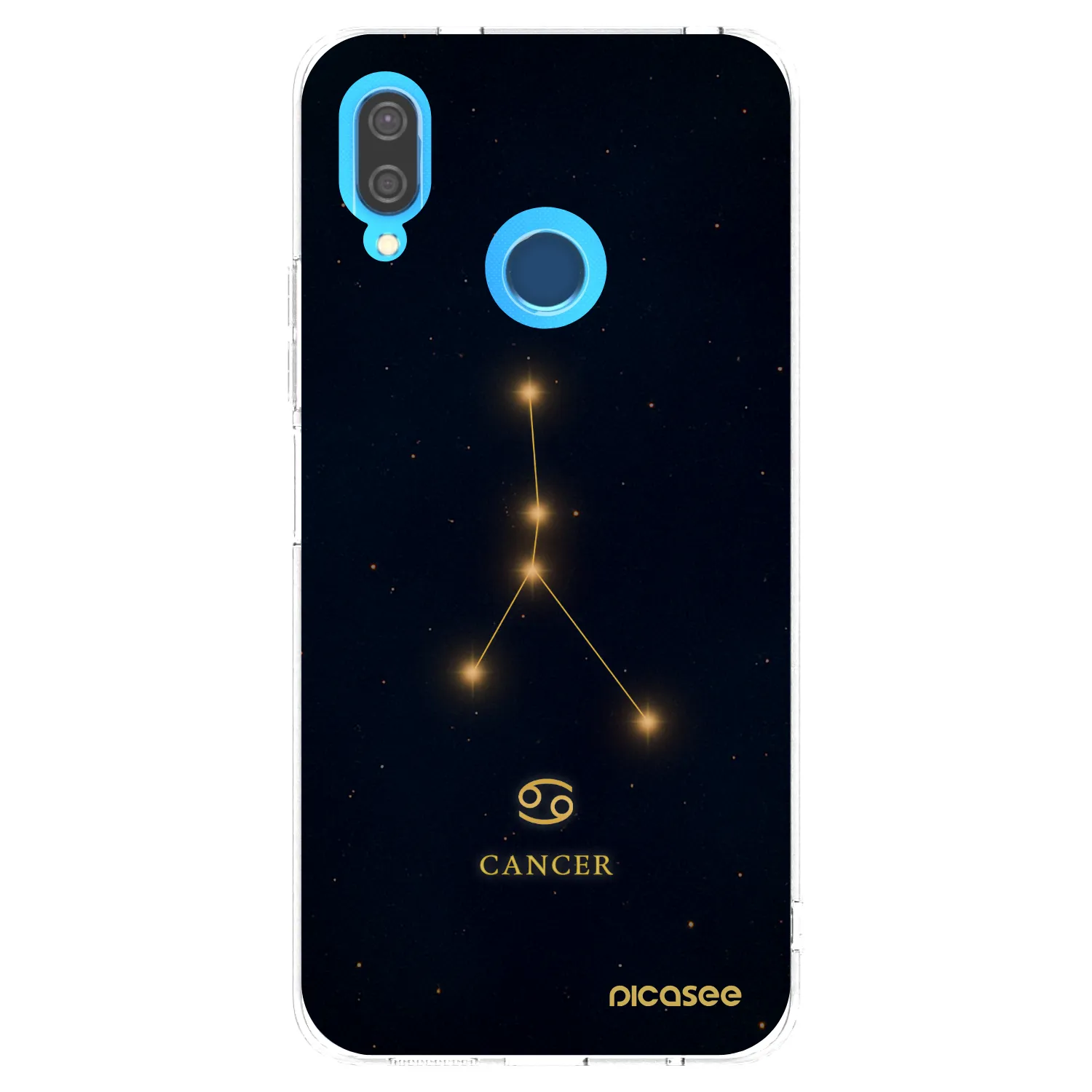 Picasee silikónový prehľadný obal pre Huawei P20 Lite - CANCER
