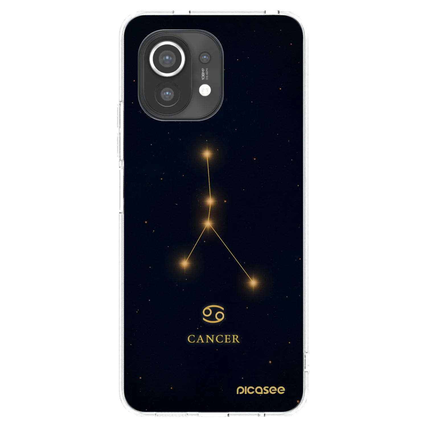Picasee silikónový prehľadný obal pre Xiaomi Mi 11 - CANCER