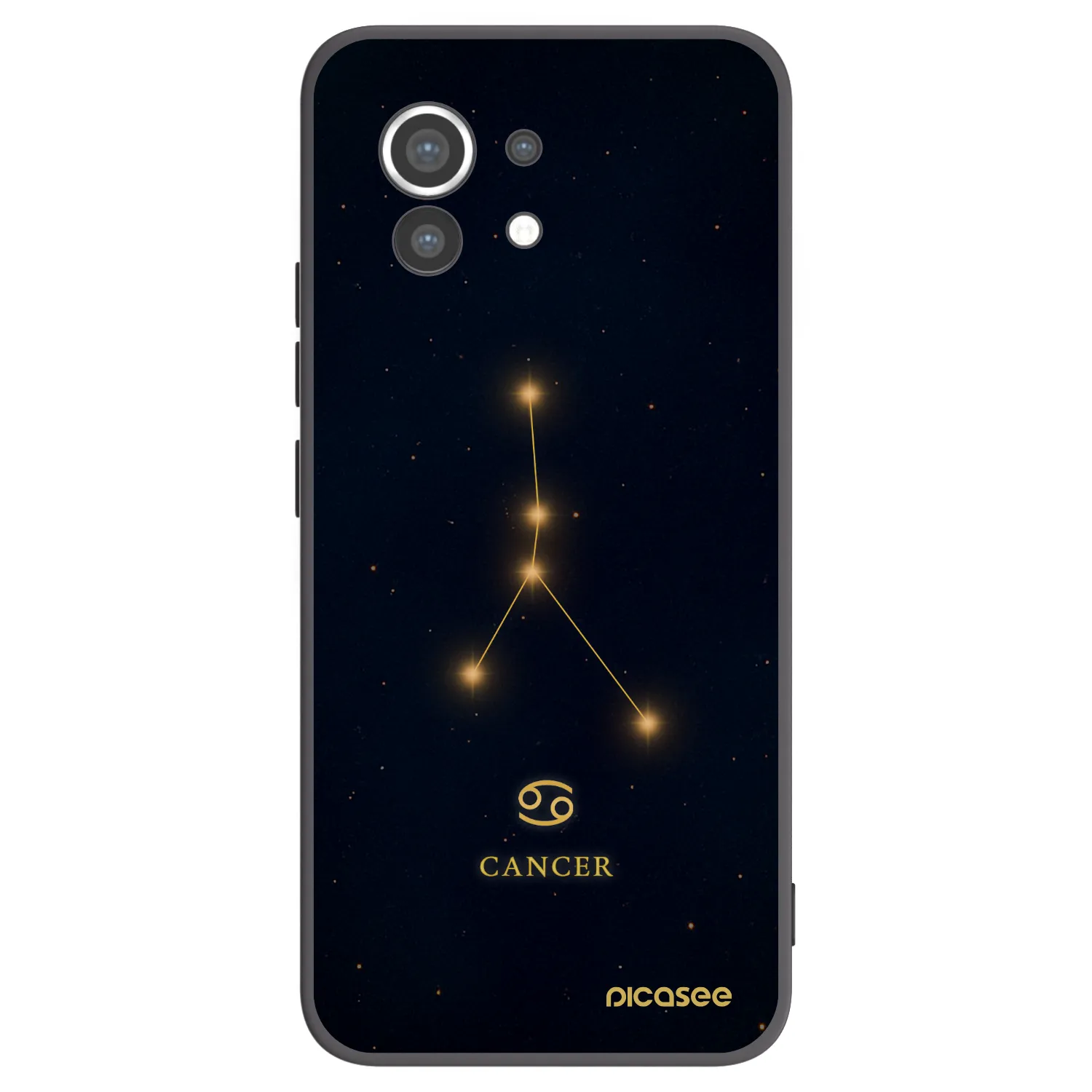 Picasee silikónový čierny obal pre Xiaomi Mi 11 - CANCER