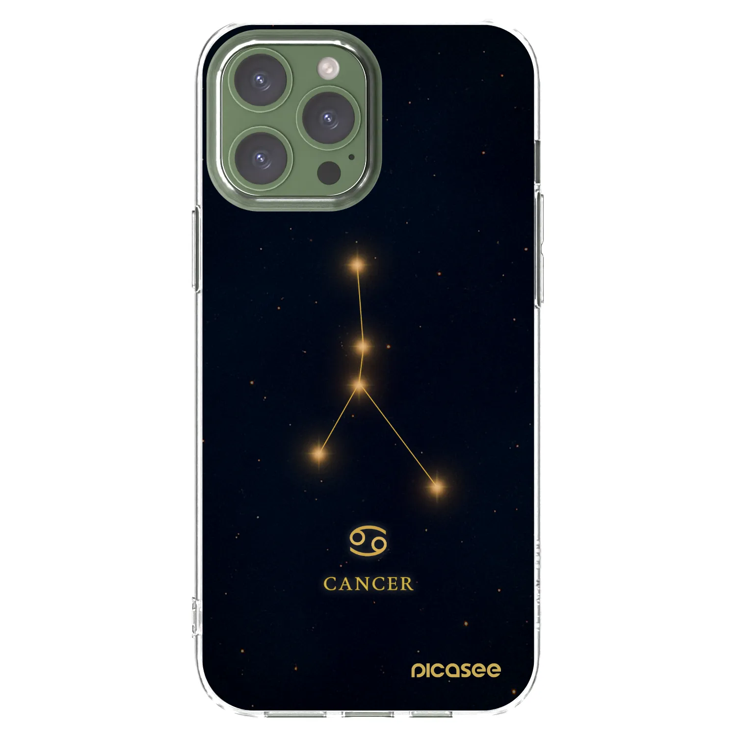 Silikónový prehľadný obal pre Apple iPhone 13 Pro Max - CANCER