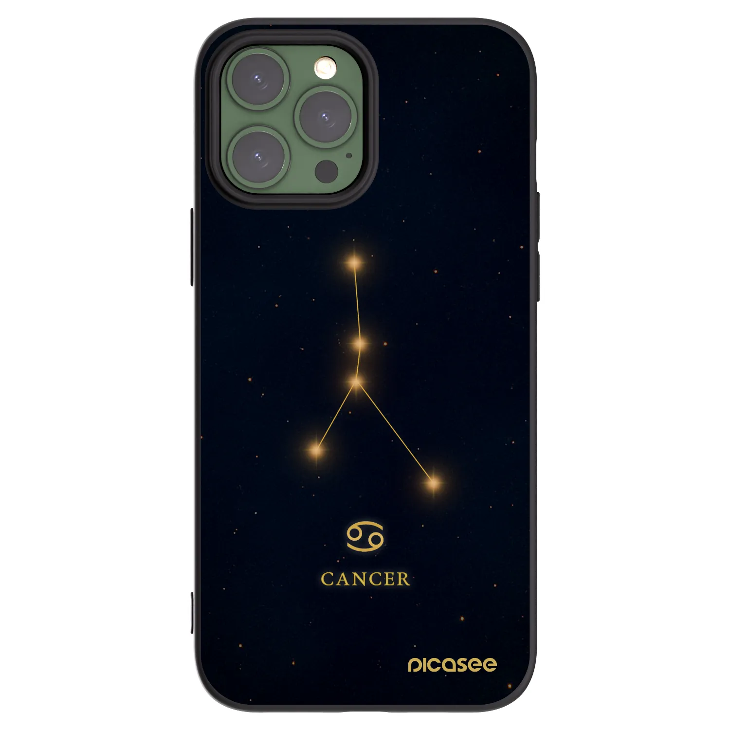 Silikónový čierny obal pre Apple iPhone 13 Pro Max - CANCER