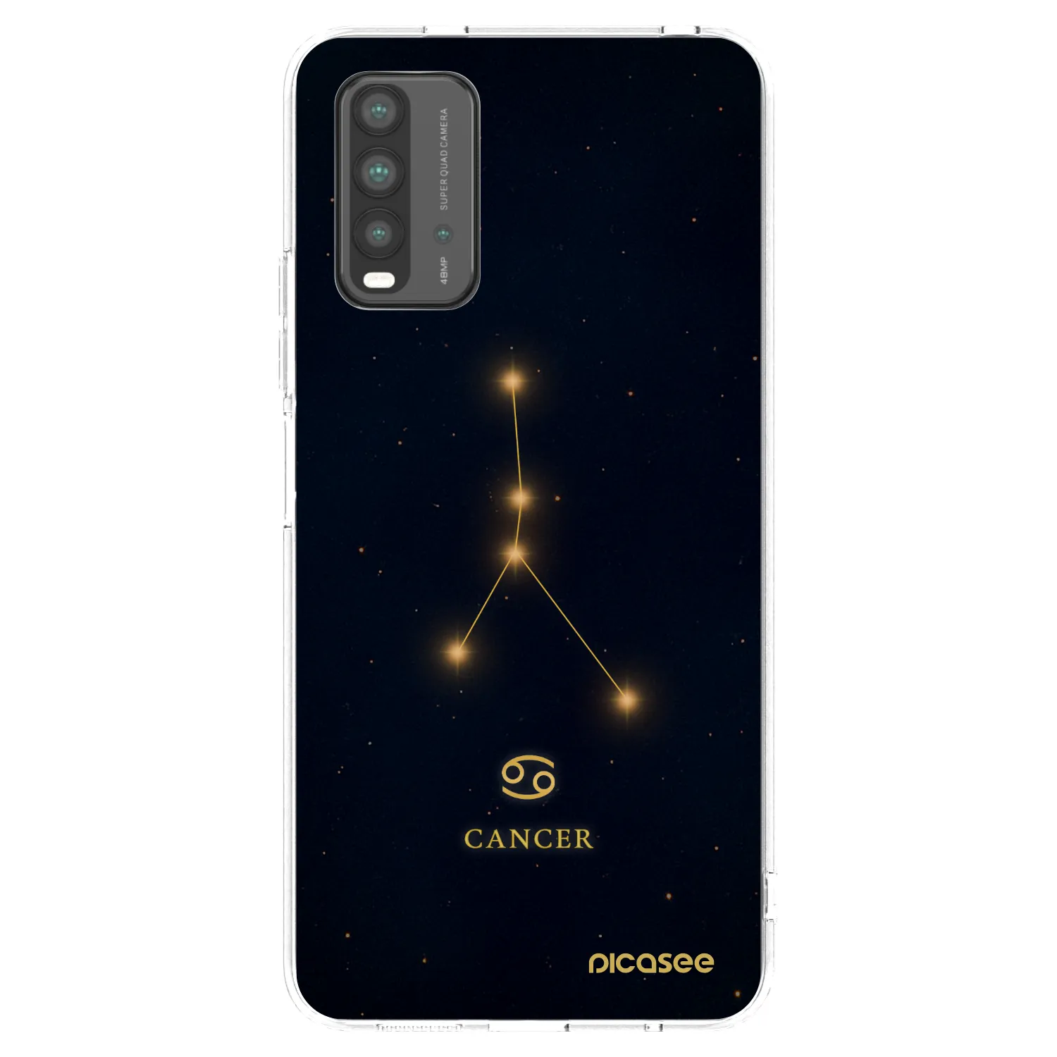 Picasee silikónový čierny obal pre Xiaomi Redmi 9T - CANCER