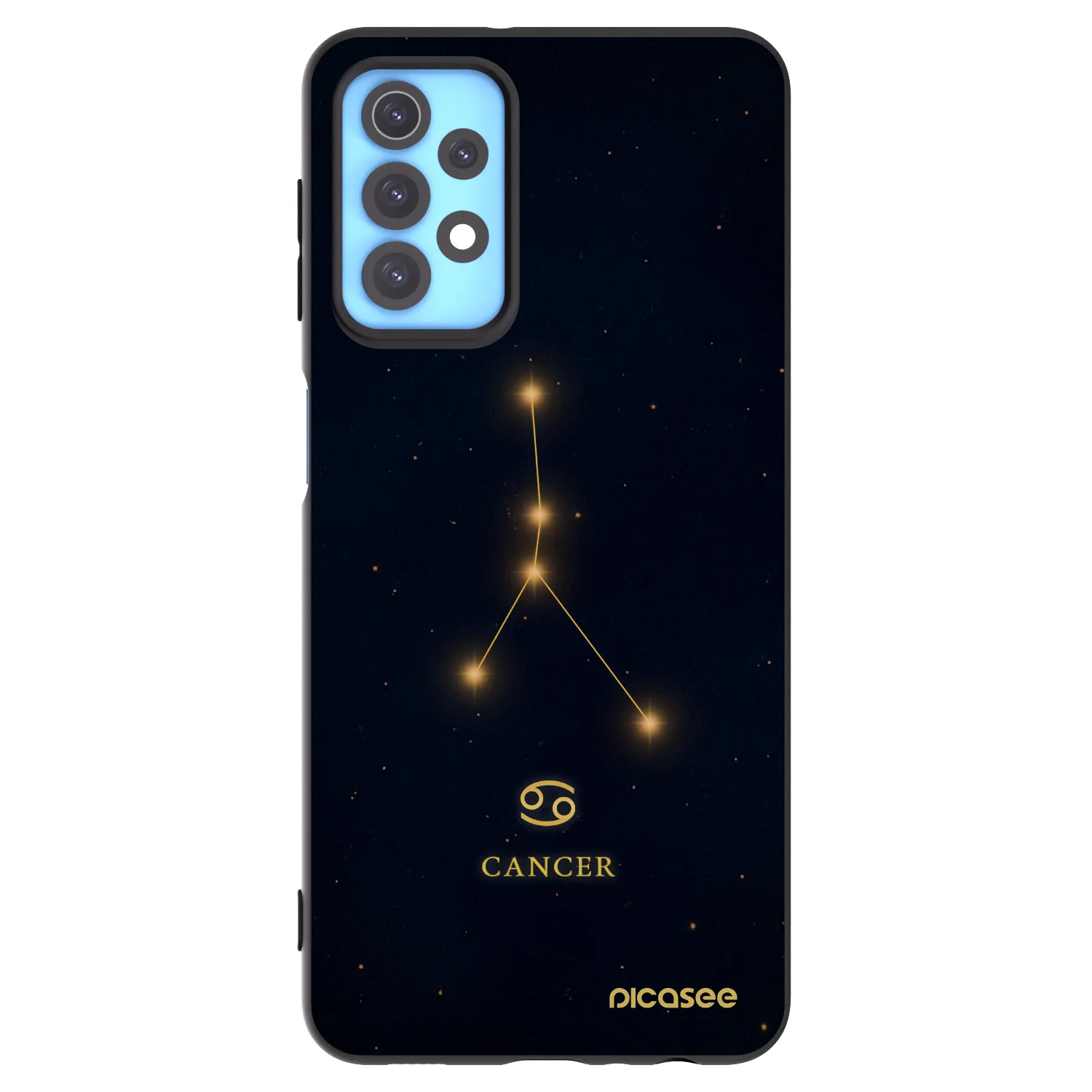 Picasee silikónový čierny obal pre Samsung Galaxy A32 4G SM-A325F - CANCER