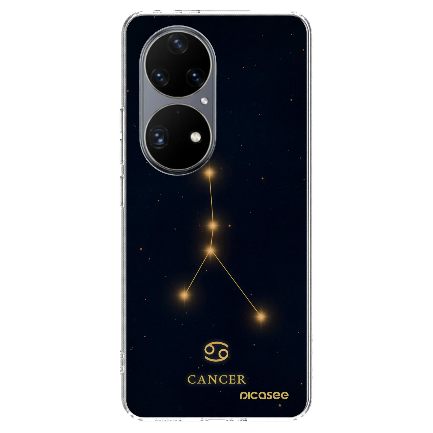 Picasee silikónový prehľadný obal pre Huawei P50 - CANCER