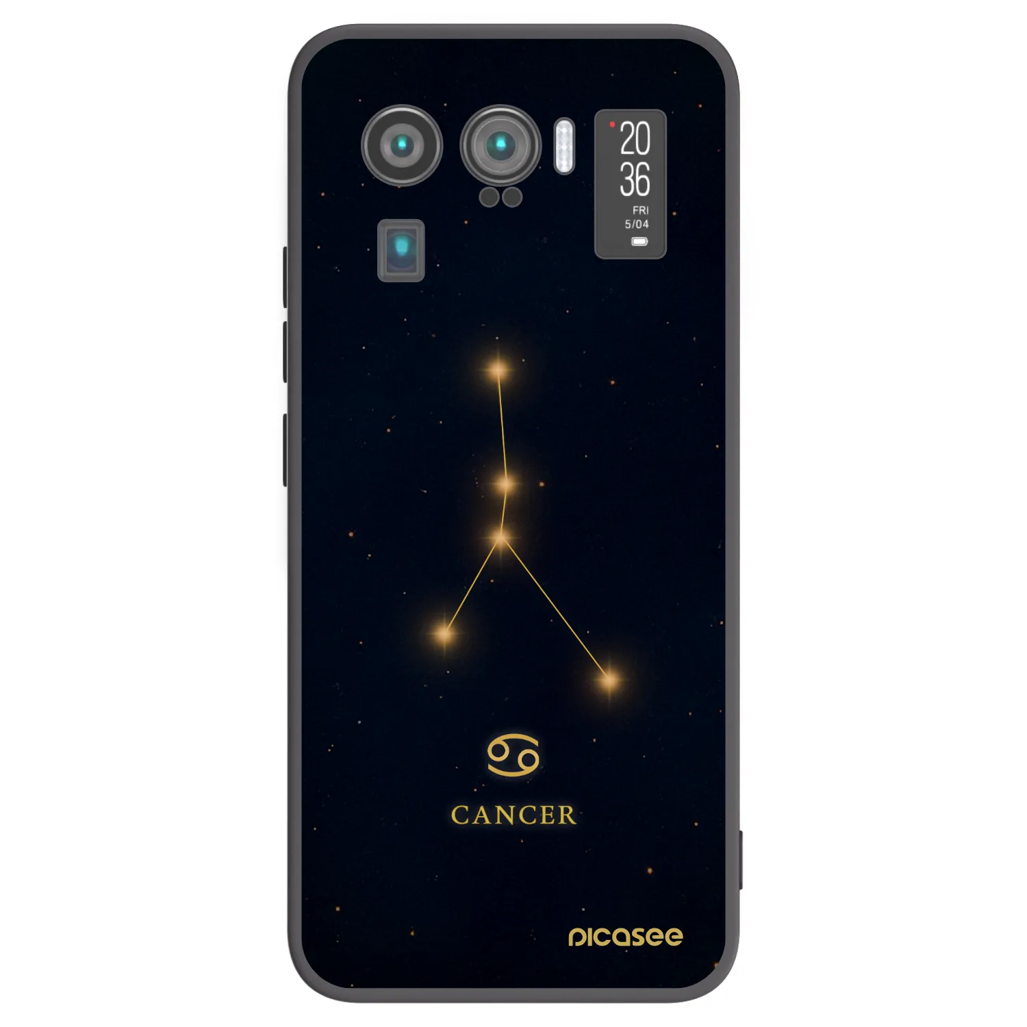 Picasee silikónový čierny obal pre Xiaomi Mi 11 Ultra - CANCER