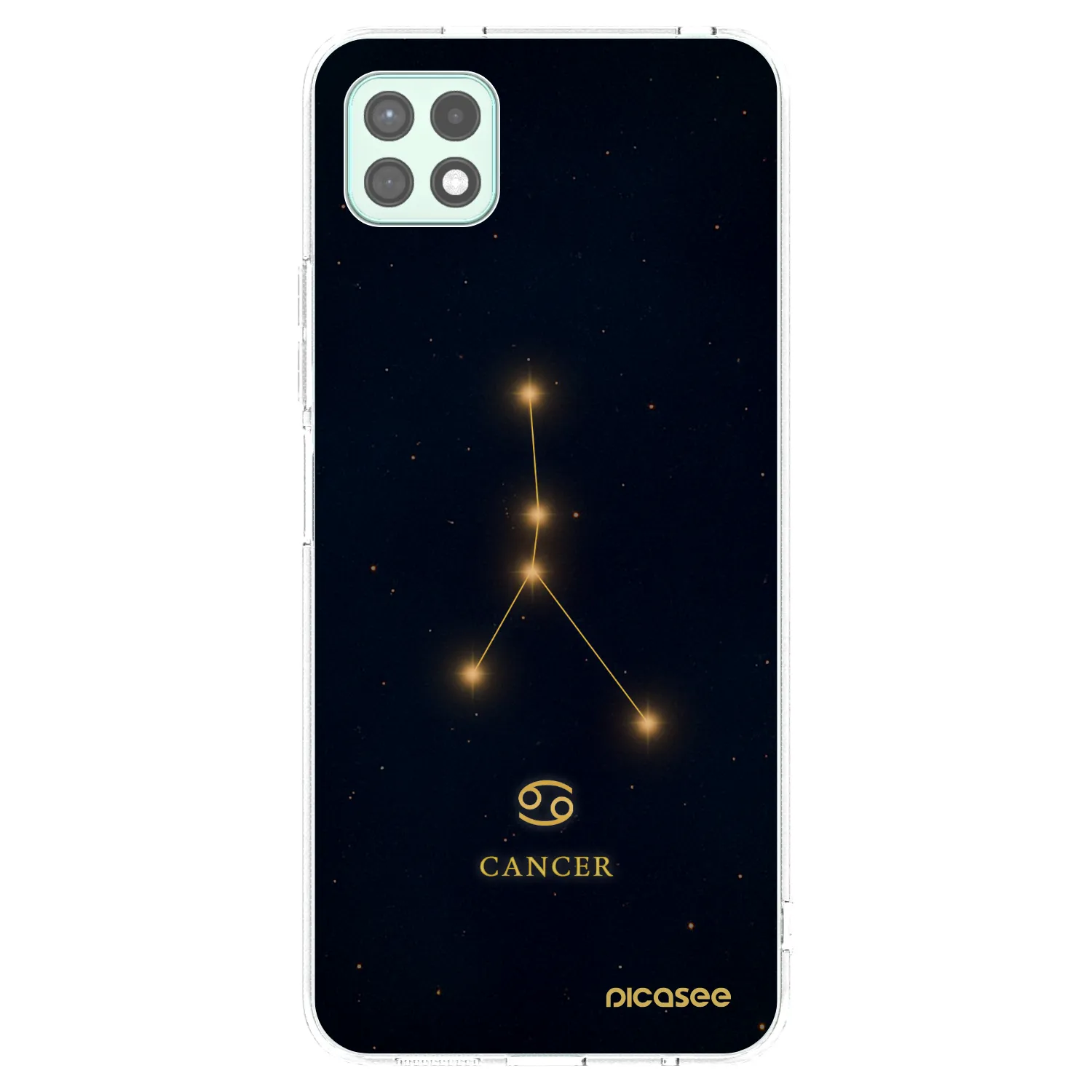 Picasee silikónový prehľadný obal pre Samsung Galaxy A22 A226B 5G - CANCER