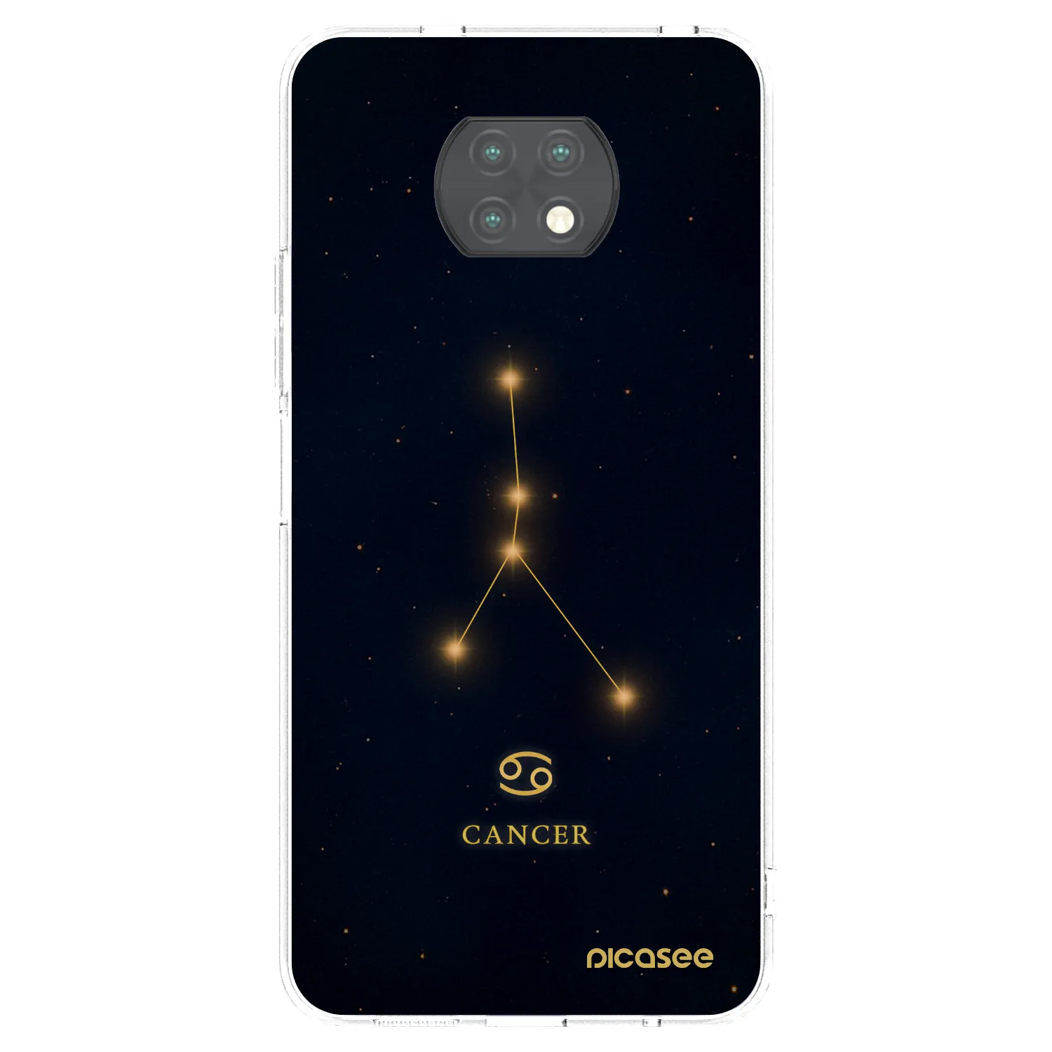Picasee silikónový prehľadný obal pre Xiaomi Redmi Note 9T - CANCER