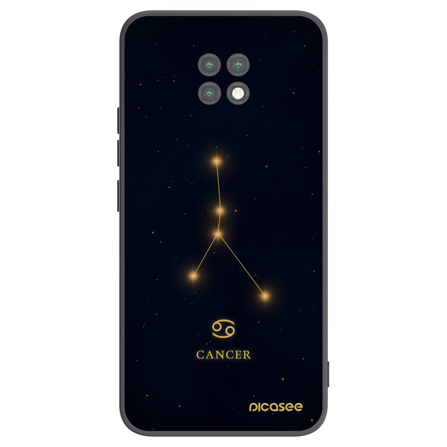 Picasee silikónový čierny obal pre Xiaomi Redmi Note 9T - CANCER