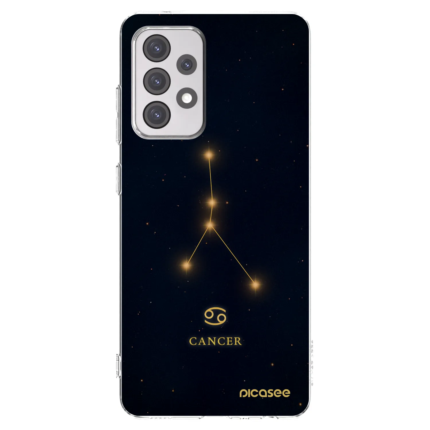 Picasee silikónový prehľadný obal pre Samsung Galaxy A52s 5G A528B - CANCER