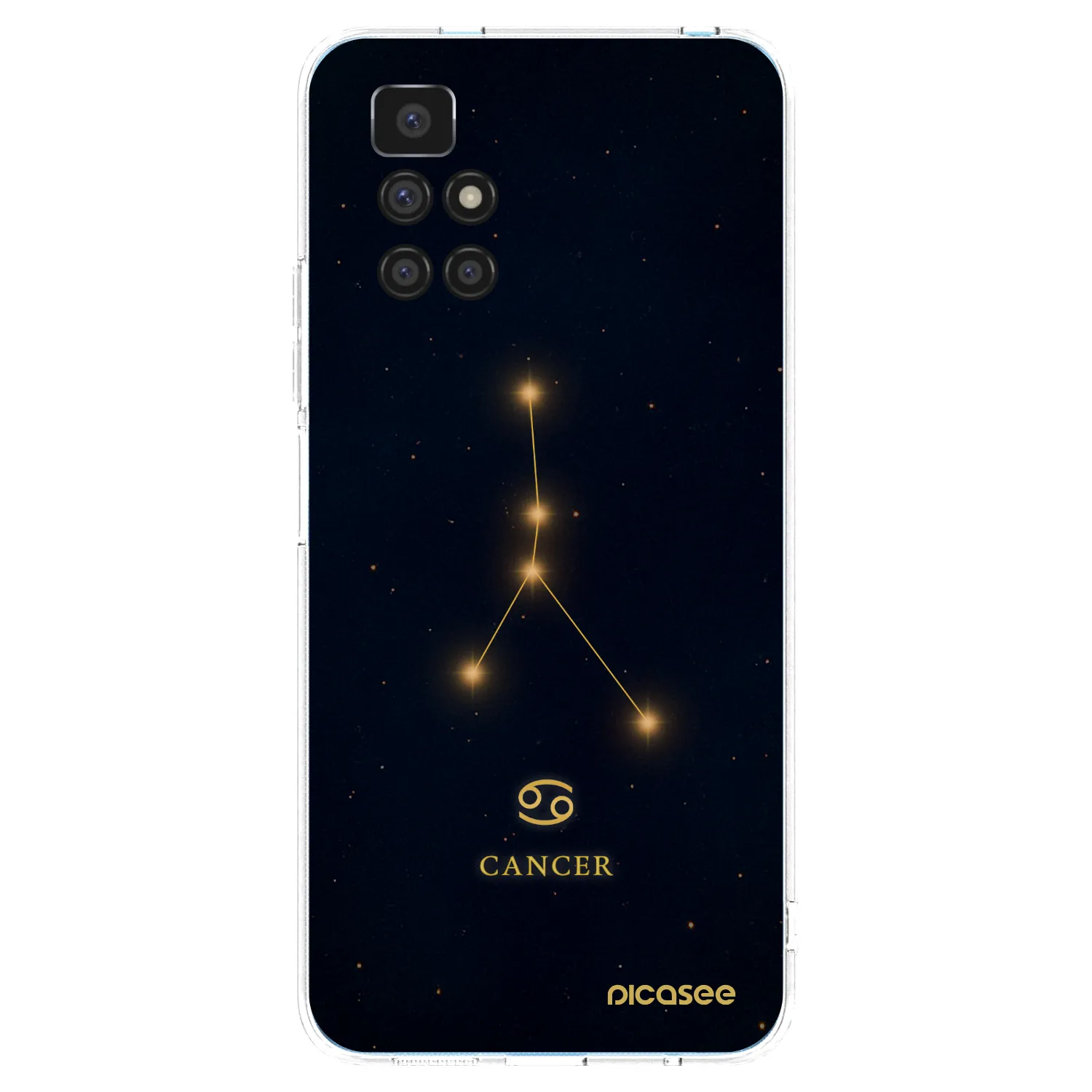 Picasee silikónový prehľadný obal pre Xiaomi Redmi 10 - CANCER