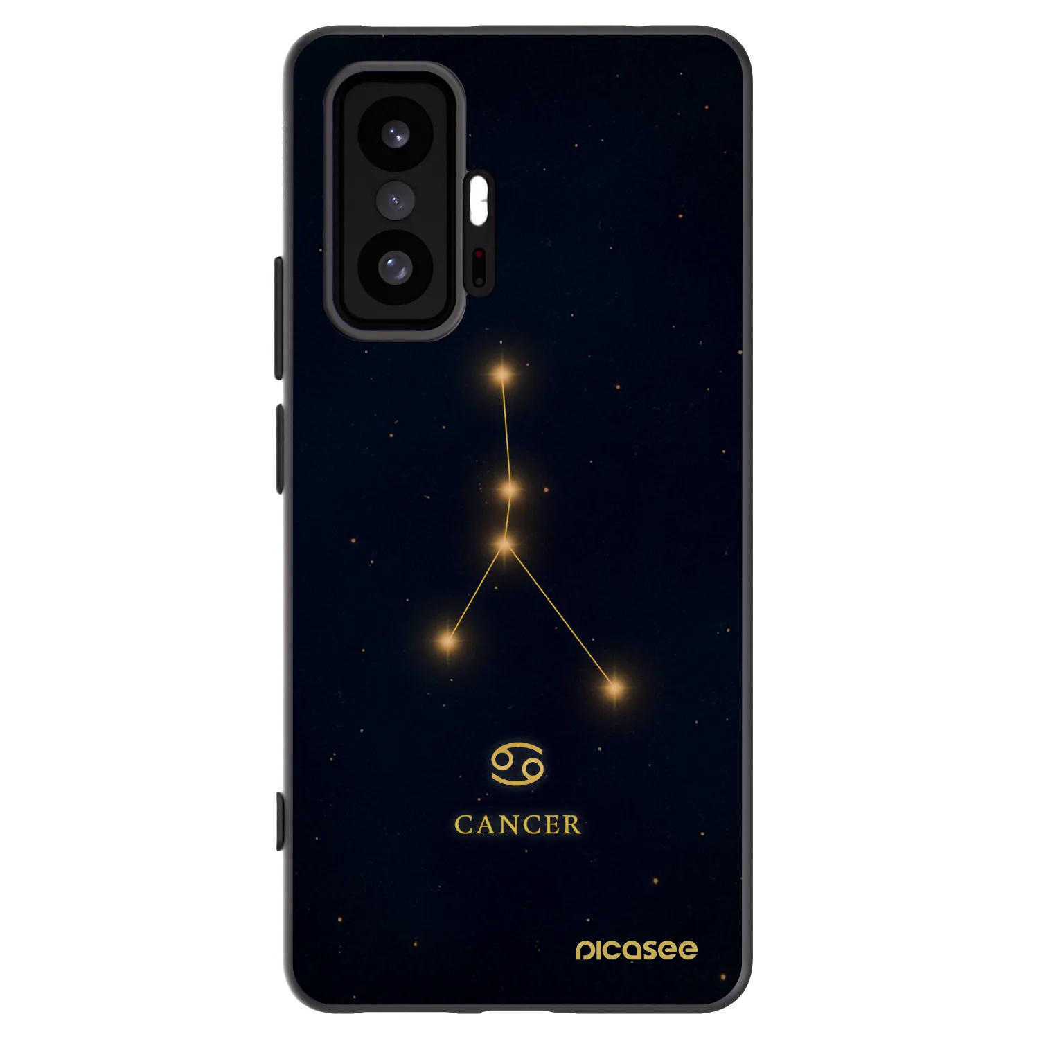 Picasee silikónový čierny obal pre Xiaomi 11T - CANCER