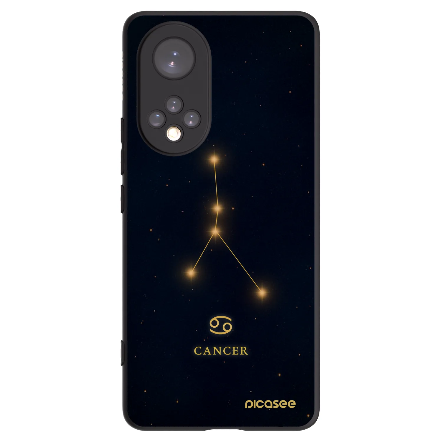 Picasee silikónový čierny obal pre Huawei Nova 9 - CANCER