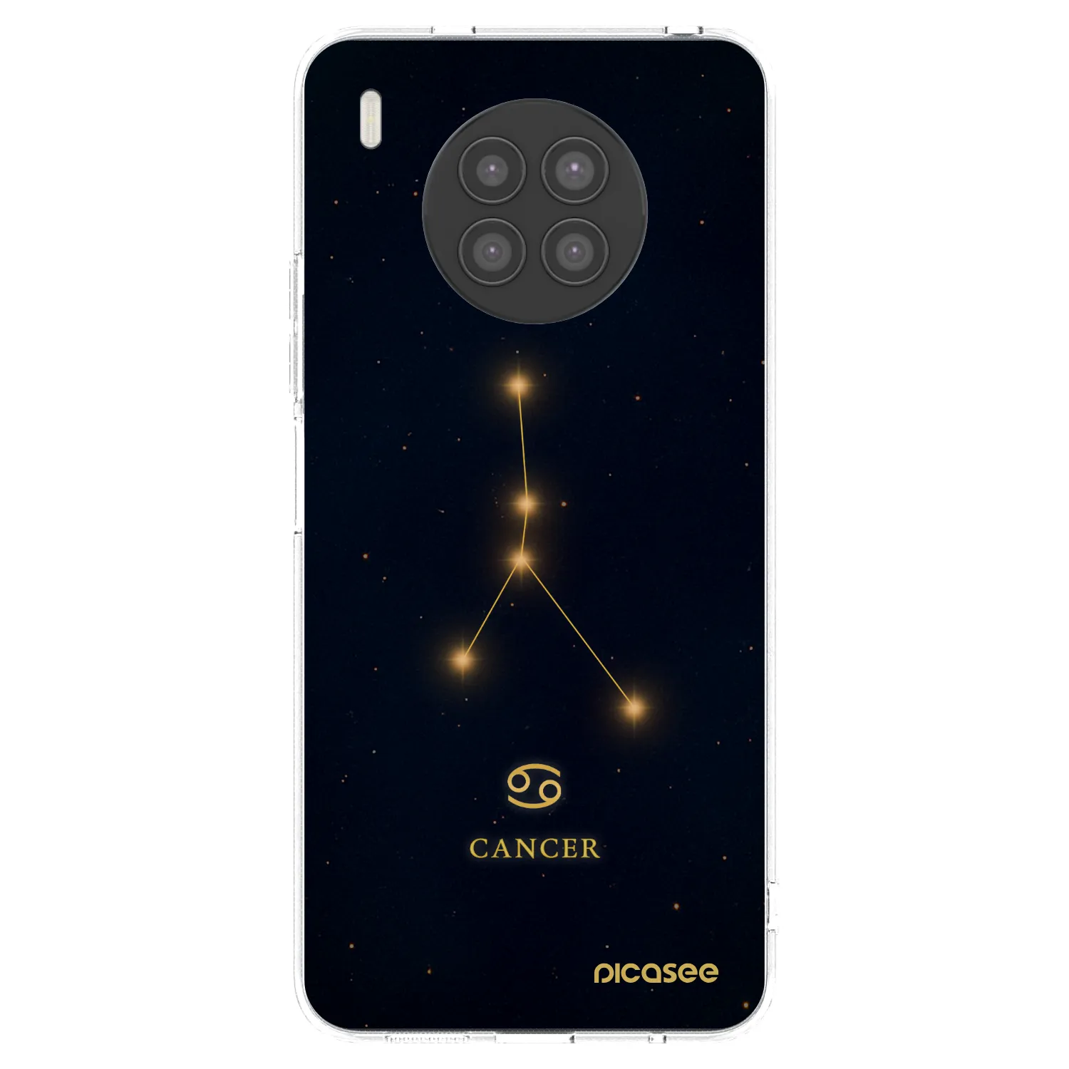 Picasee silikónový prehľadný obal pre Huawei Nova 8i - CANCER