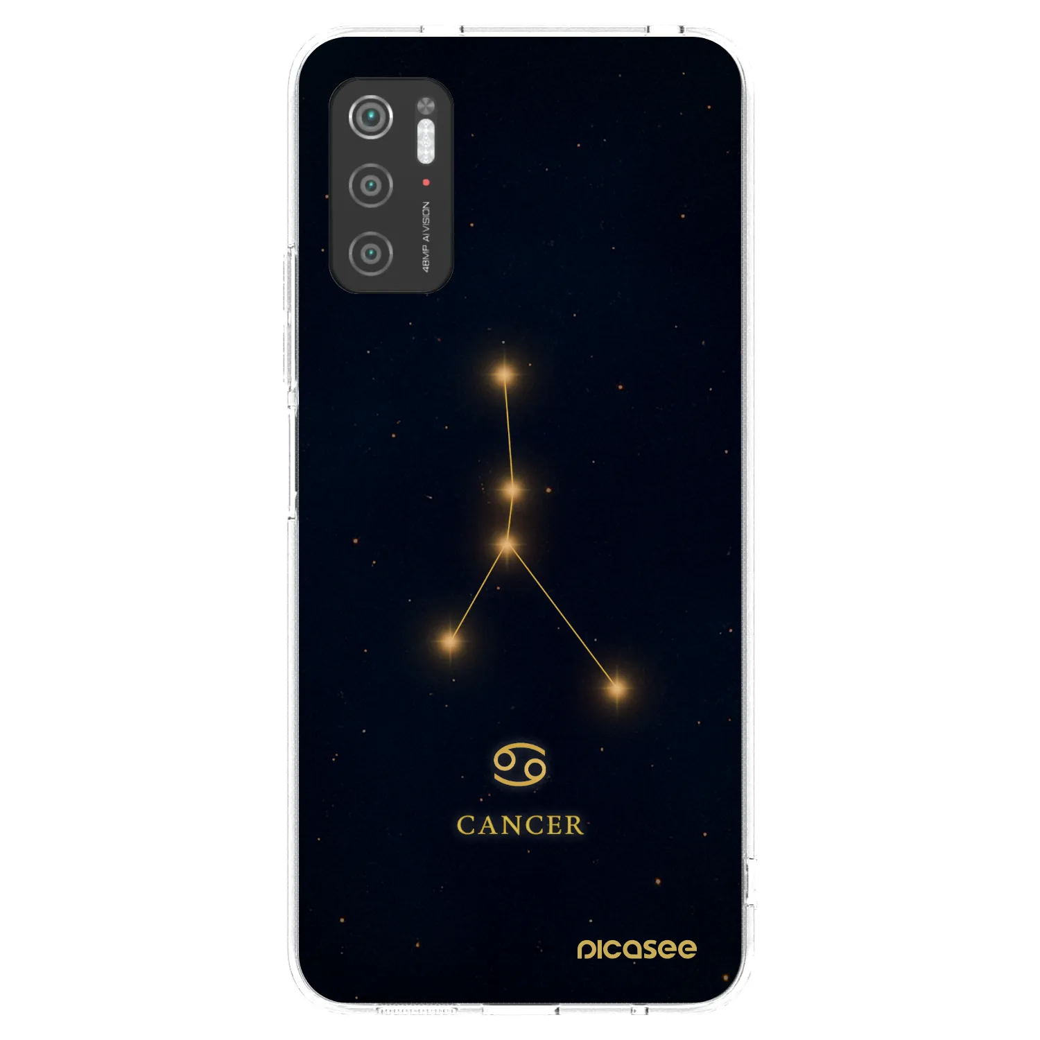 Picasee silikónový prehľadný obal pre Xiaomi Poco M3 Pro 5G - CANCER