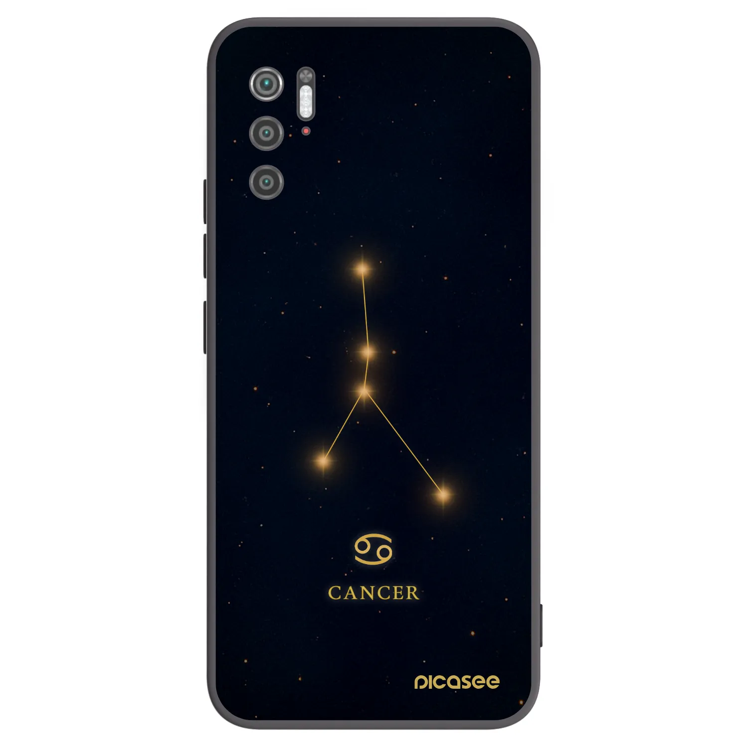 Picasee silikónový čierny obal pre Xiaomi Poco M3 Pro 5G - CANCER