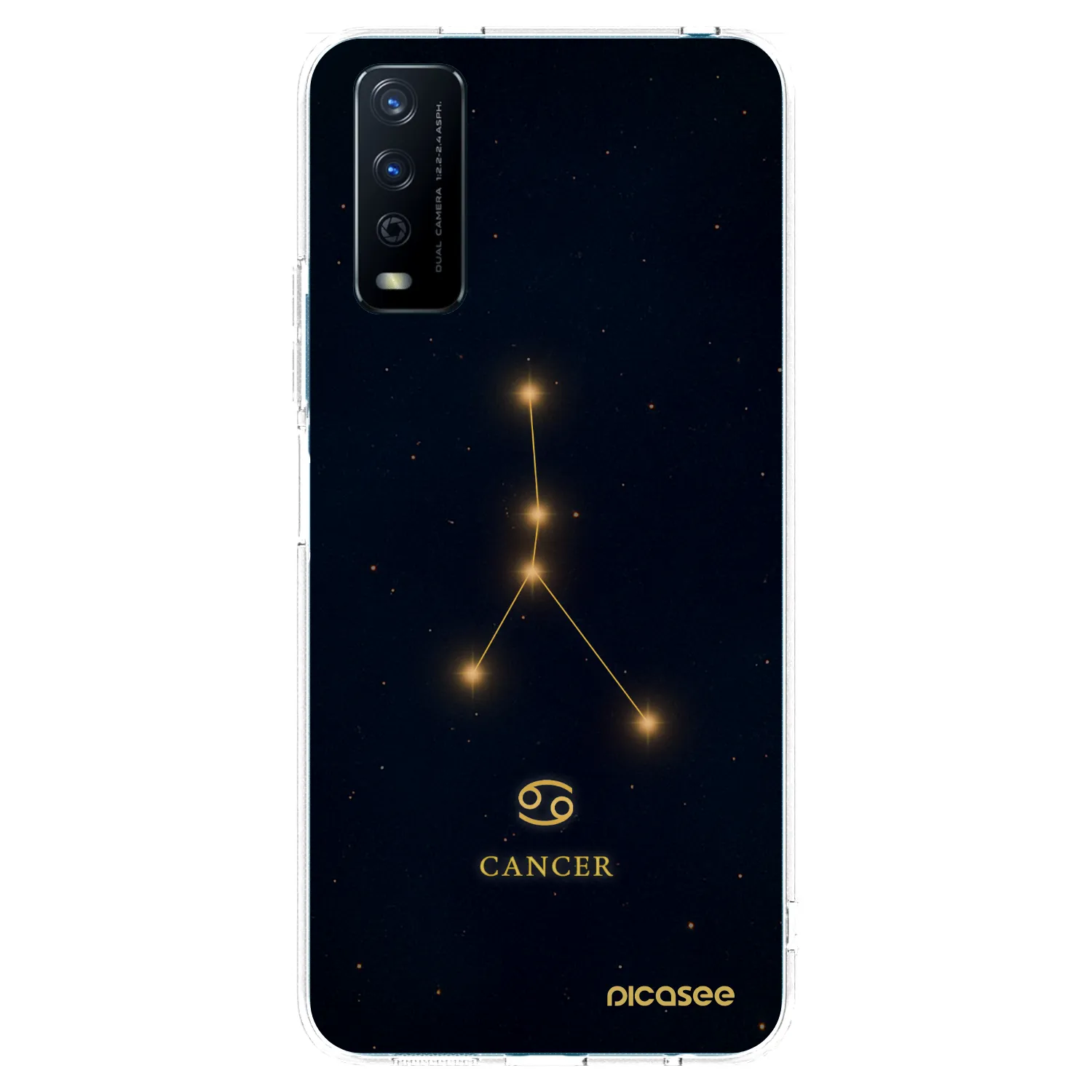 Picasee silikónový prehľadný obal pre Vivo Y11s - CANCER