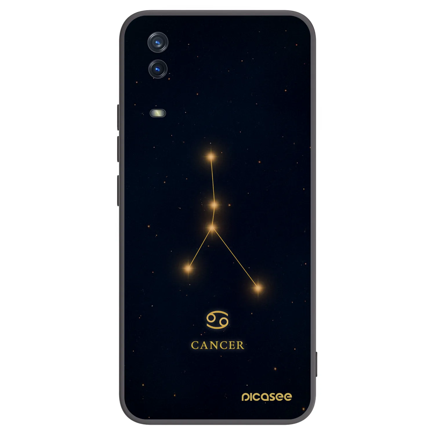 Picasee silikónový čierny obal pre Vivo Y11s - CANCER