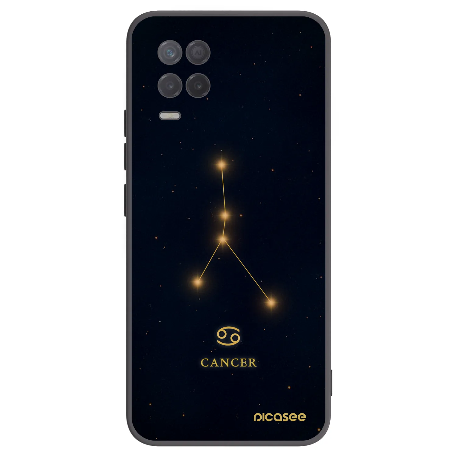 Picasee silikónový čierny obal pre Realme 8 5G - CANCER