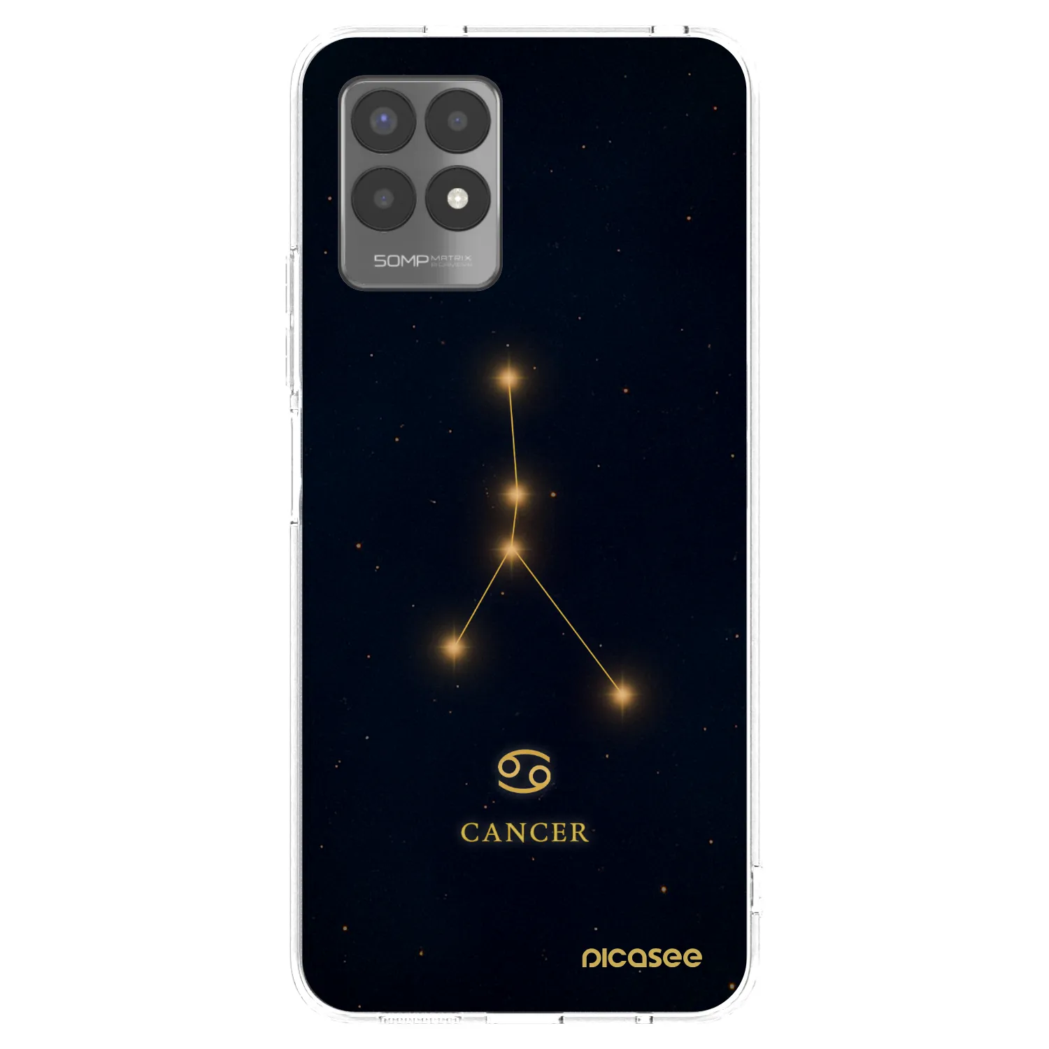 Picasee silikónový prehľadný obal pre Realme 8i - CANCER