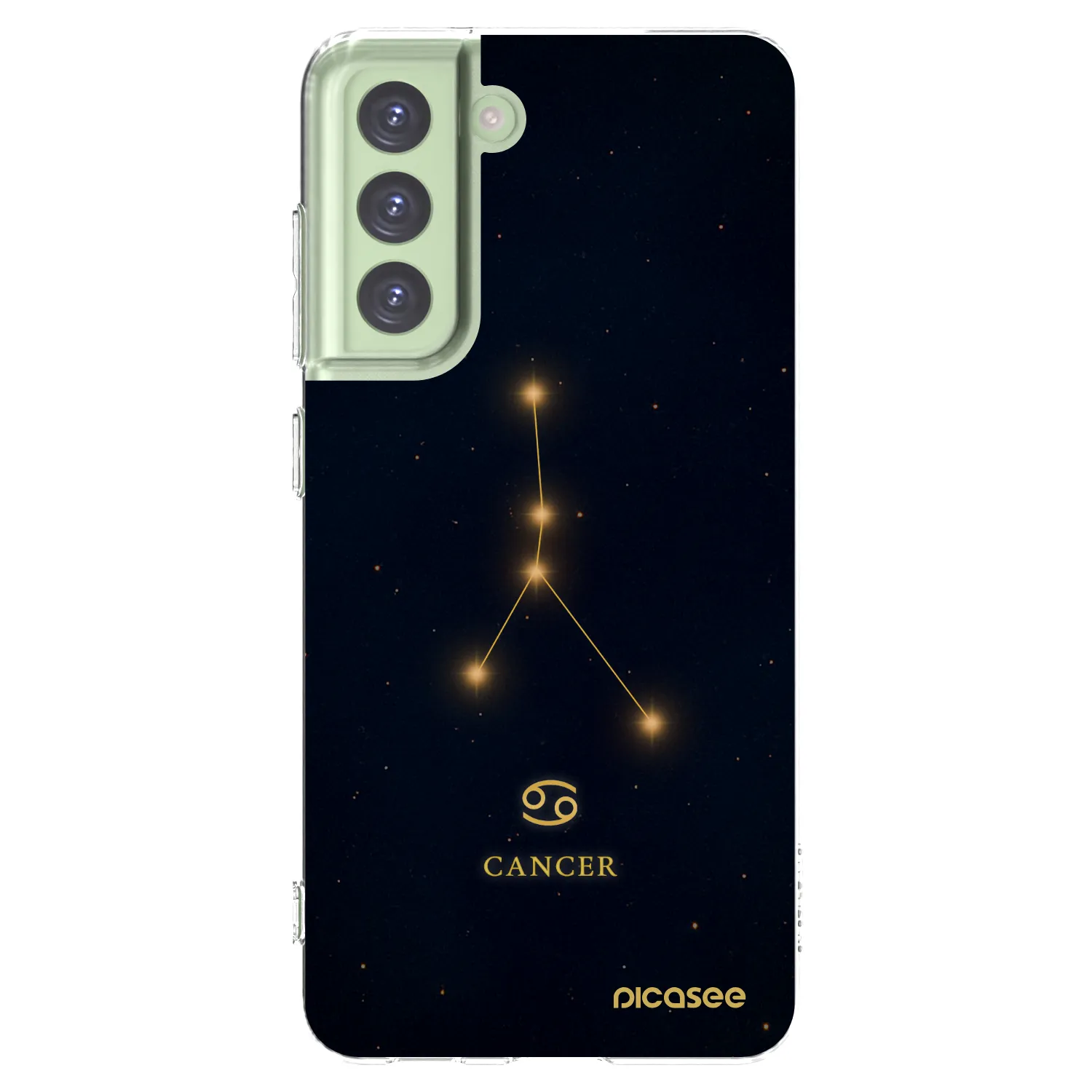 Picasee silikónový prehľadný obal pre Samsung Galaxy S21 FE 5G - CANCER