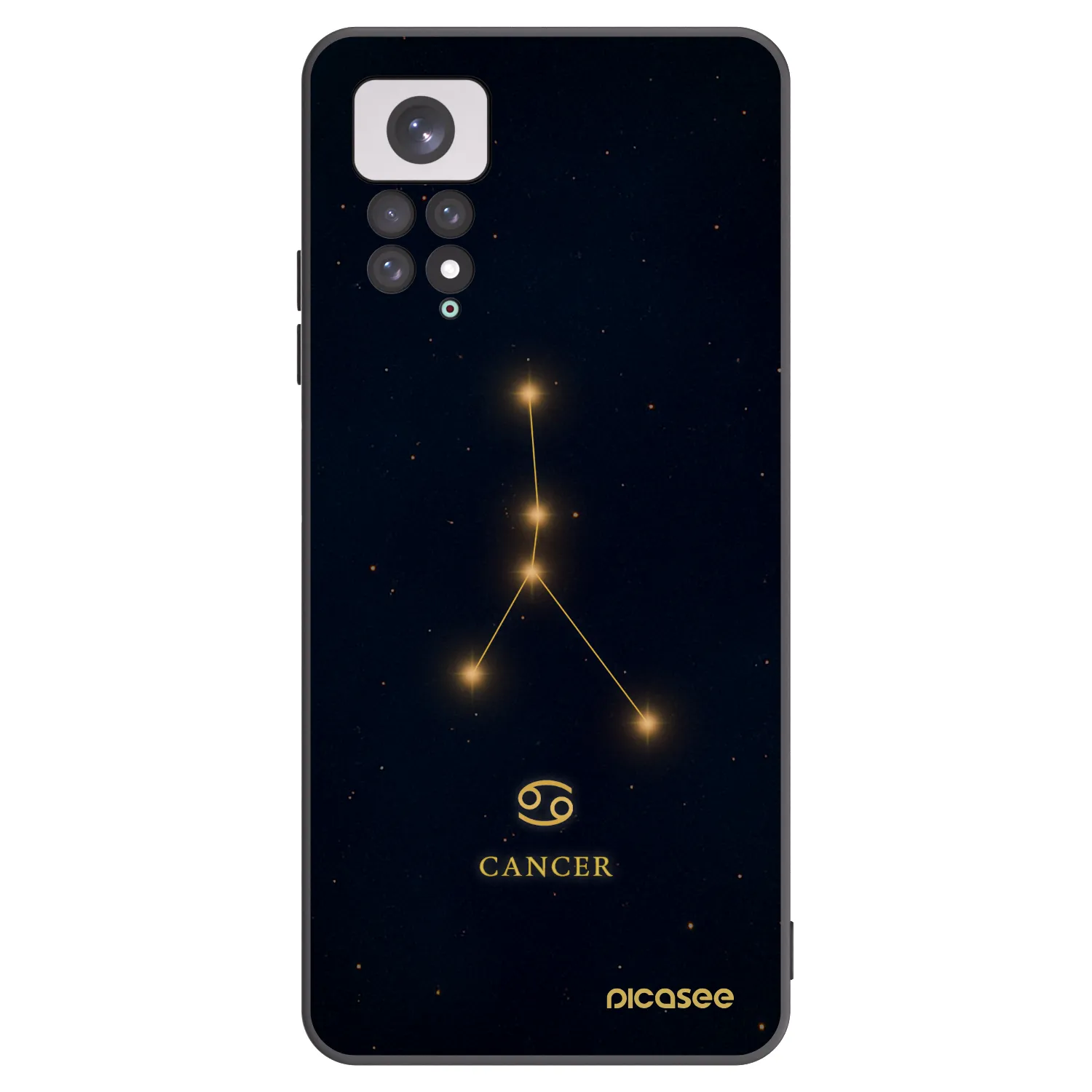 Picasee silikónový čierny obal pre Xiaomi Redmi Note 11 - CANCER