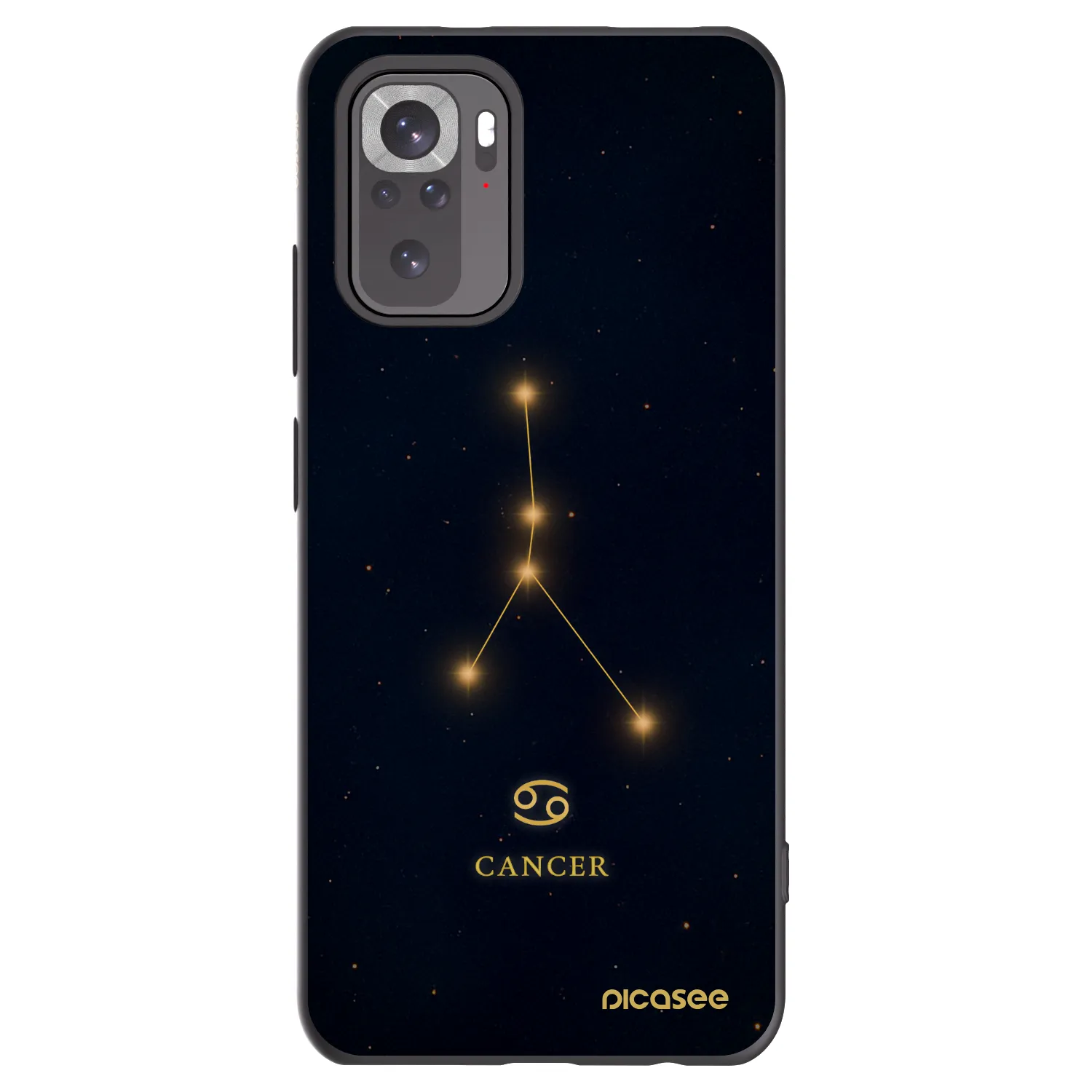 Picasee silikónový čierny obal pre Xiaomi Redmi Note 11S 4G - CANCER