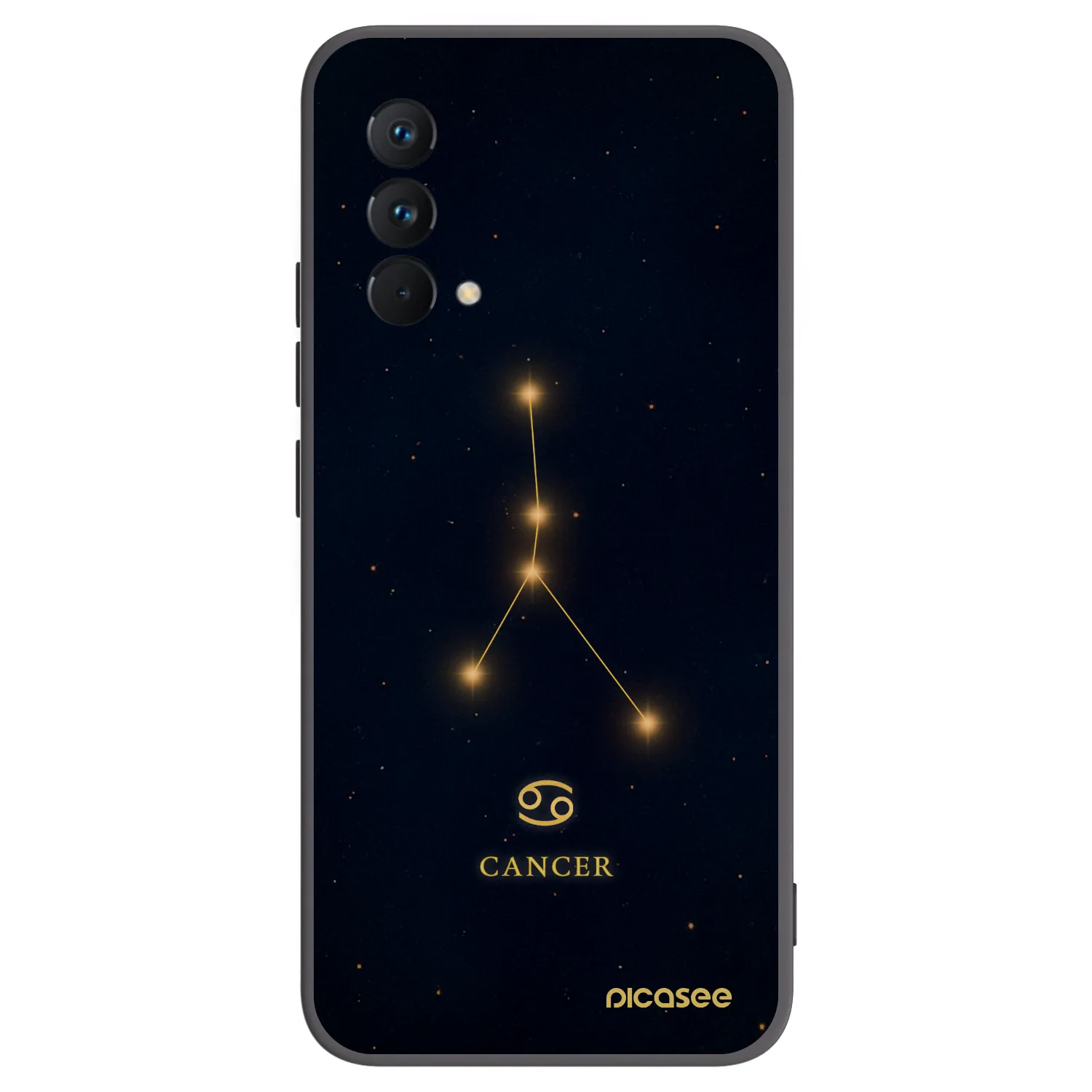 Picasee silikónový čierny obal pre Realme GT Master Edition 5G - CANCER