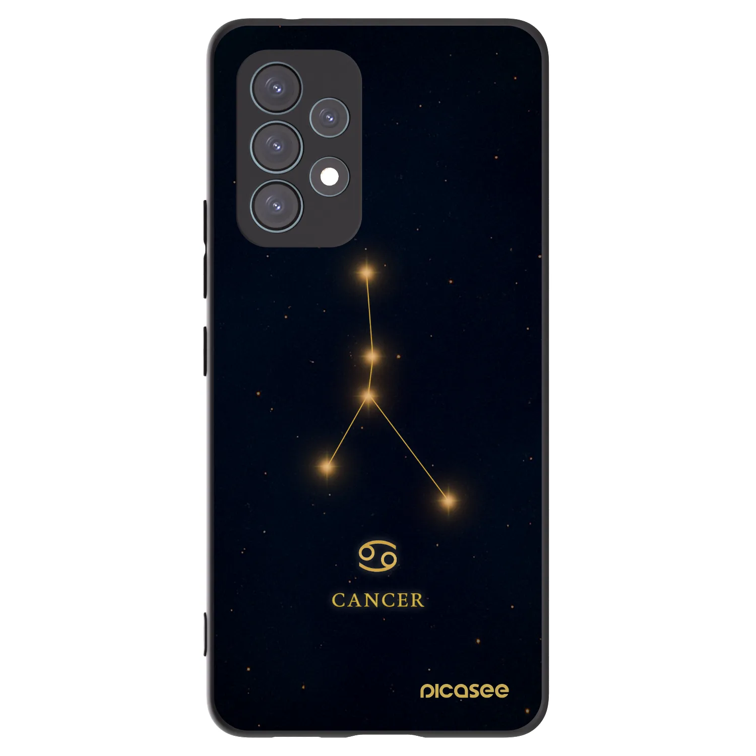 Picasee silikónový čierny obal pre Samsung Galaxy A53 5G A536 - CANCER