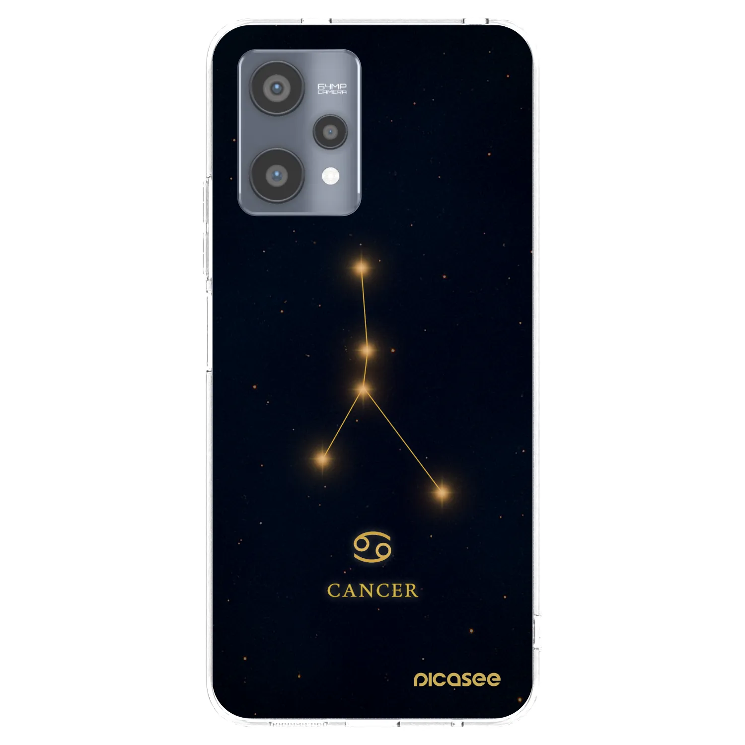 Picasee silikónový prehľadný obal pre Realme 9 Pro 5G - CANCER
