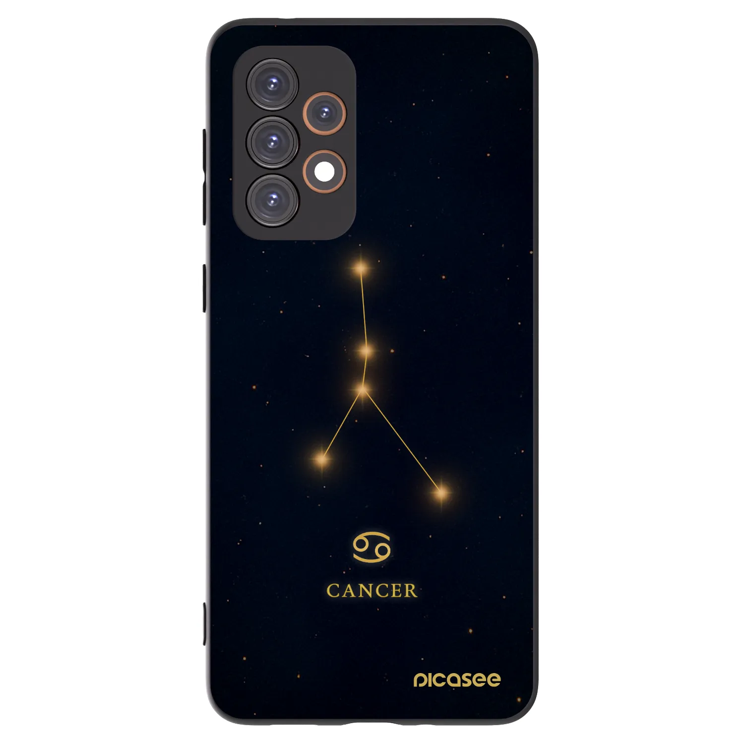 Picasee silikónový čierny obal pre Samsung Galaxy A33 5G A336 - CANCER