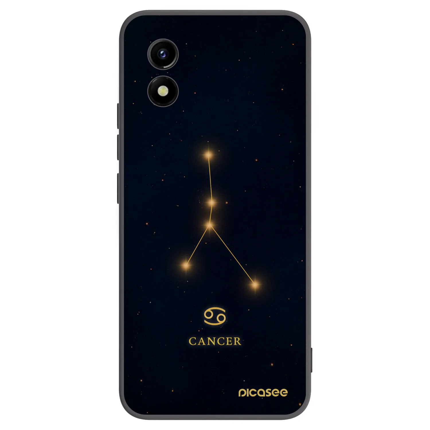 Picasee silikónový čierny obal pre Vivo Y01 - CANCER