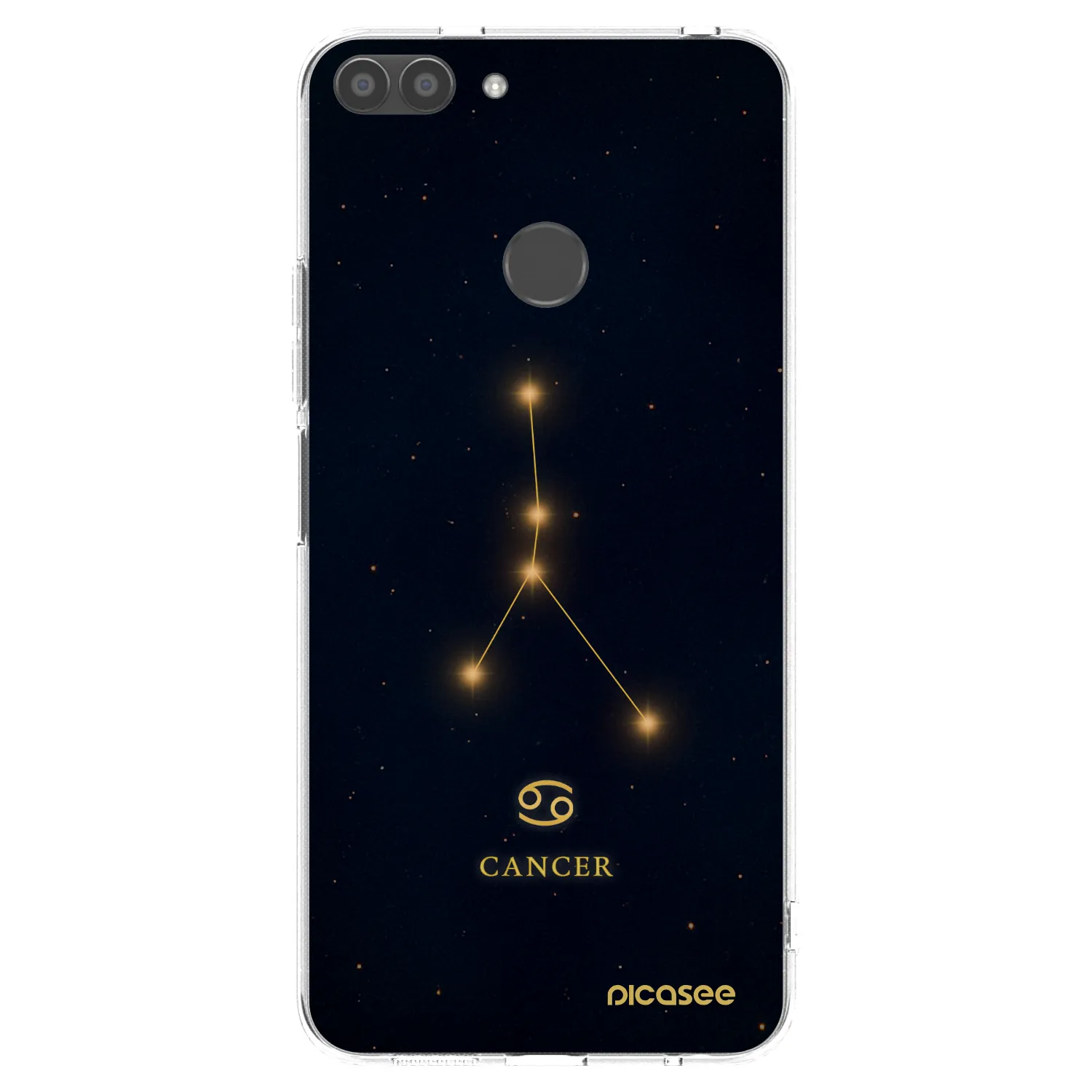 Picasee silikónový prehľadný obal pre Huawei P Smart - CANCER