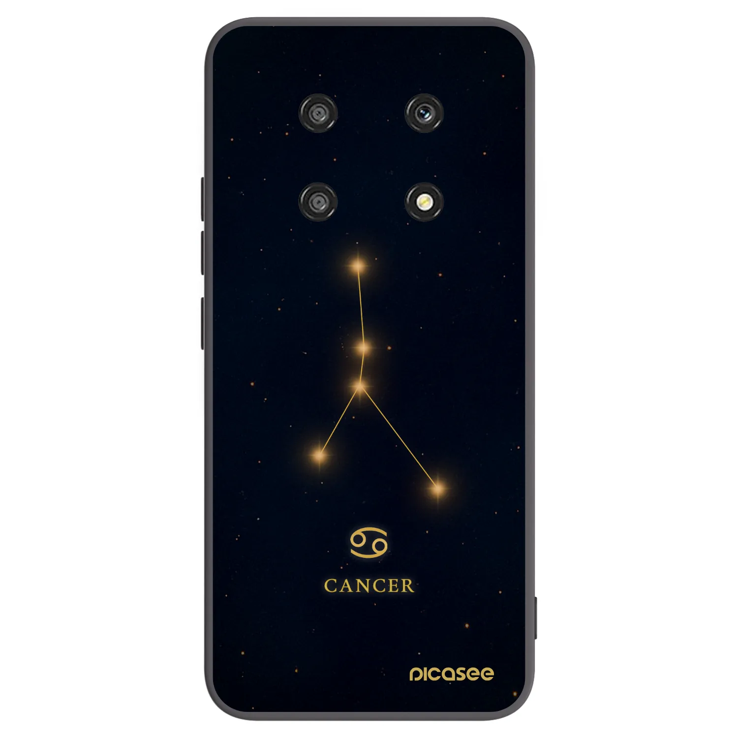 Picasee silikónový čierny obal pre Honor Magic4 Lite 5G - CANCER