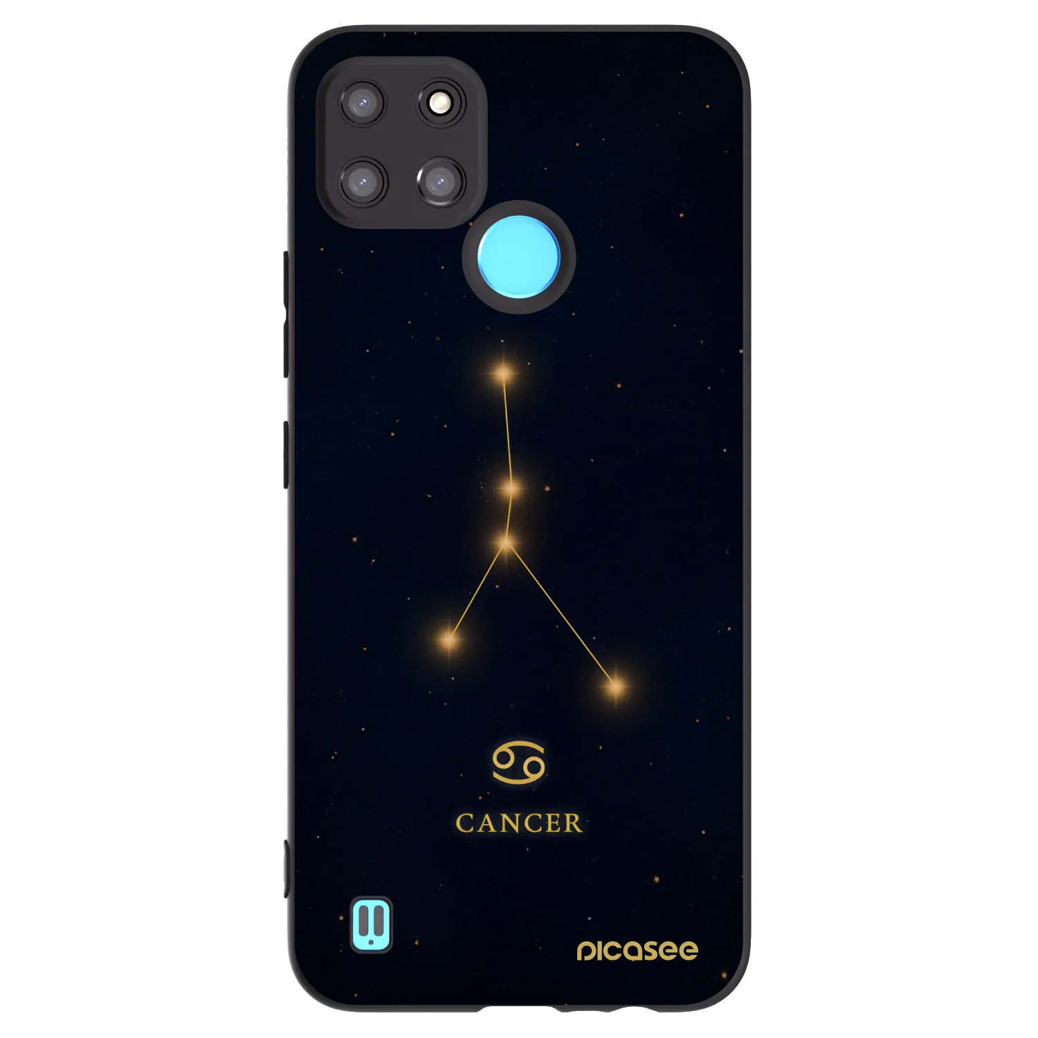 Picasee silikónový čierny obal pre Realme C21Y - CANCER