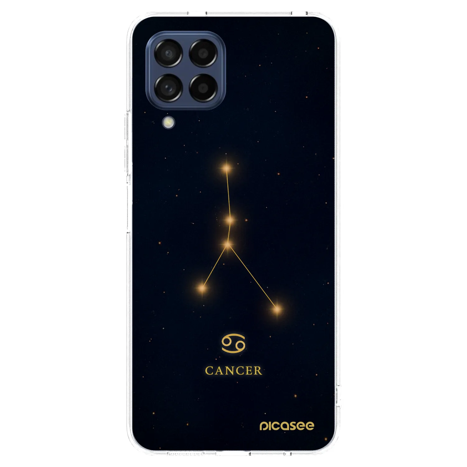 Picasee silikónový prehľadný obal pre Samsung Galaxy M53 5G - CANCER