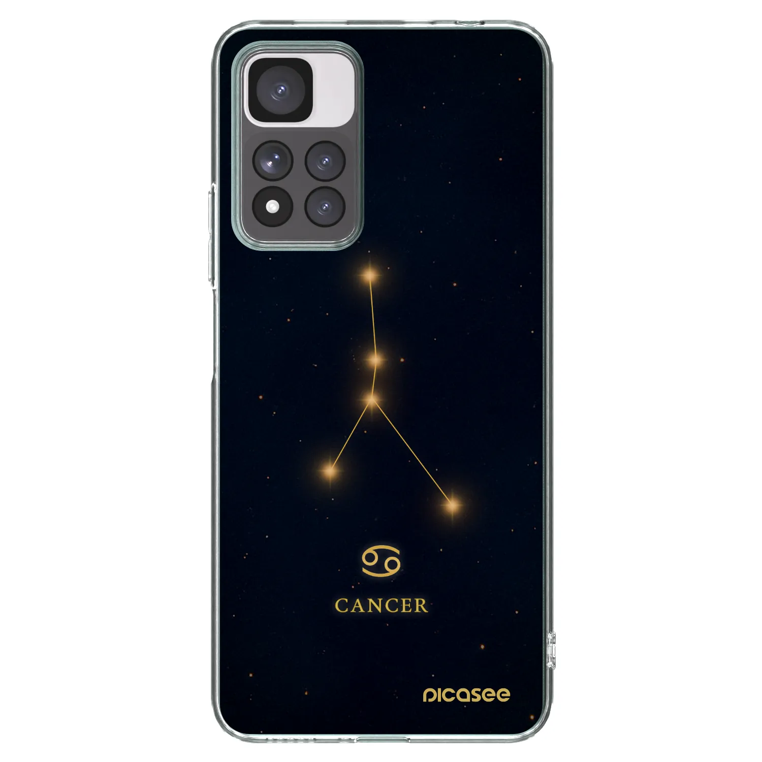Picasee silikónový prehľadný obal pre Xiaomi Redmi Note 11 Pro+ 5G - CANCER