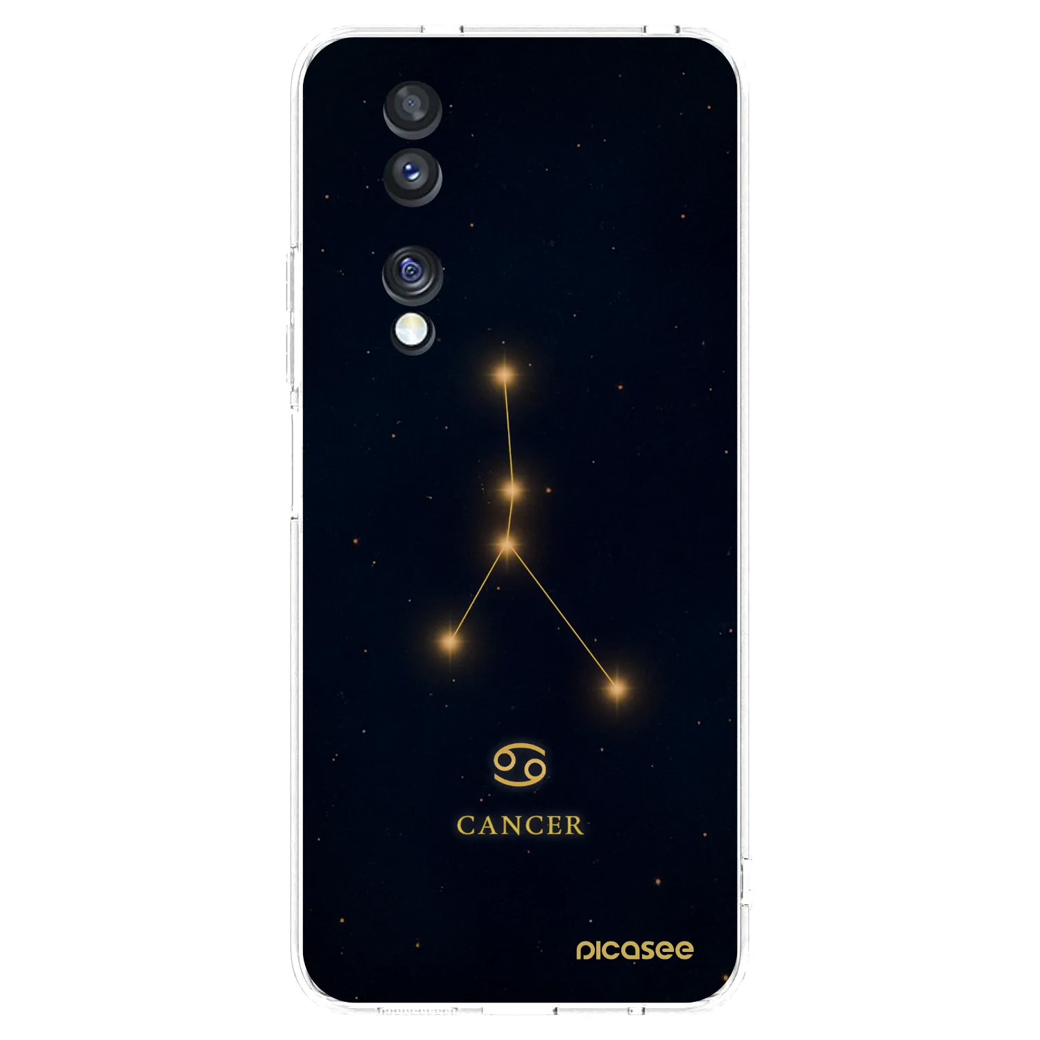 Picasee silikónový prehľadný obal pre Honor 70 - CANCER