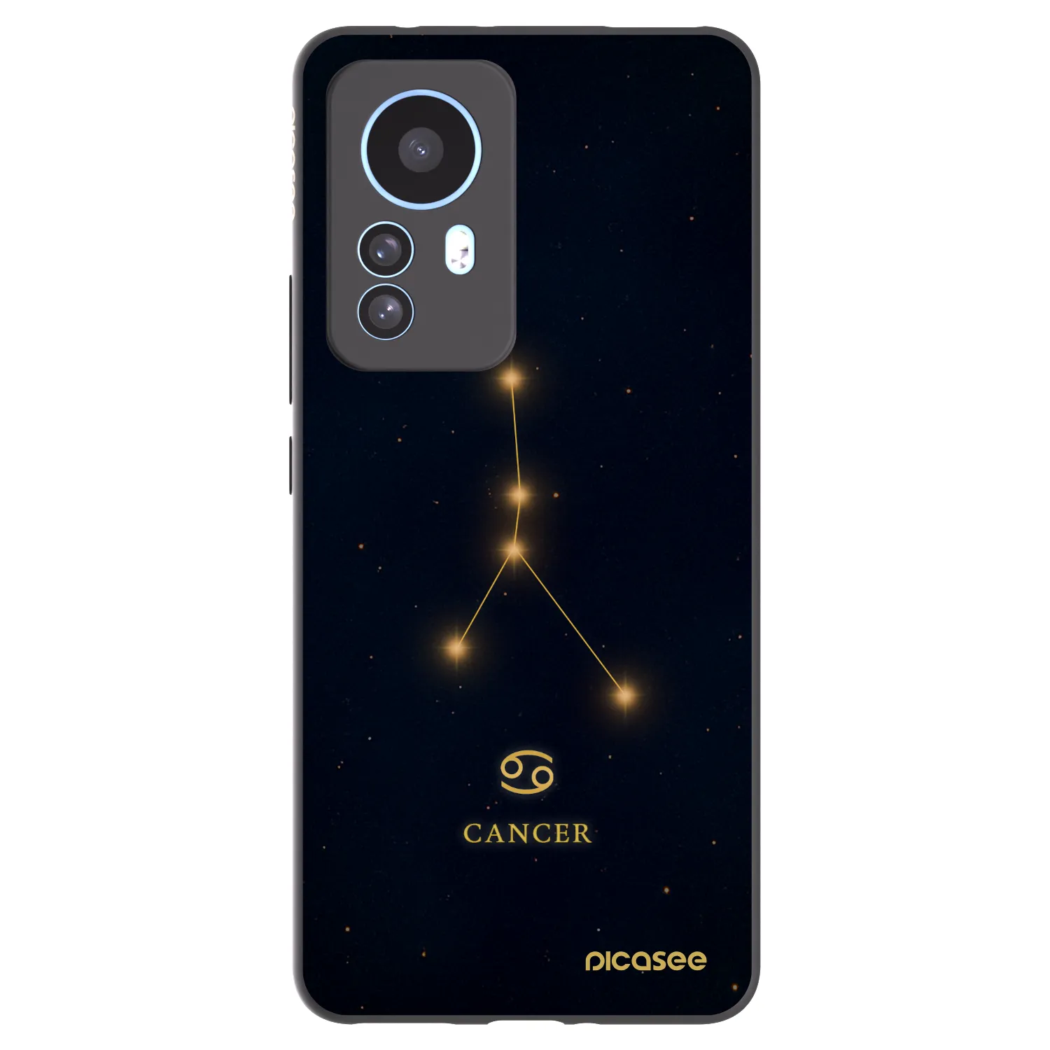 Picasee silikónový čierny obal pre Xiaomi 12T Pro - CANCER
